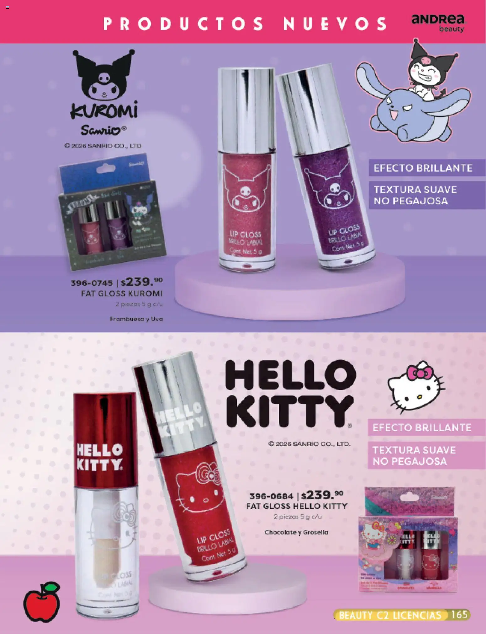 Vista previa las ofertas de la tienda Andrea - Andrea catálogo Beauty desde el 24/05/2026 - Chocolate, Uva, Brillo