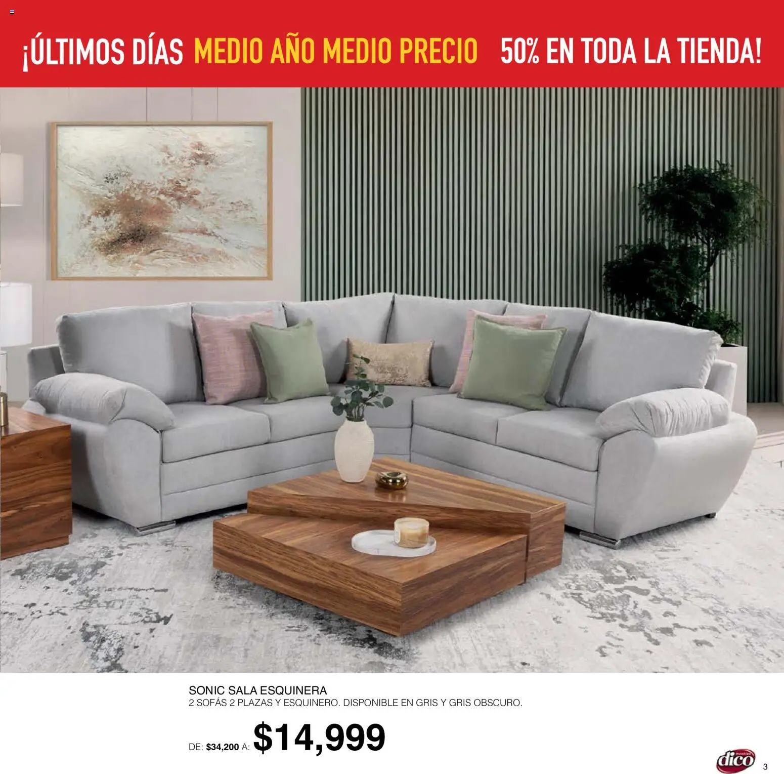Vista previa las ofertas de la tienda Muebles Dico - Muebles Dico catálogo desde el 01/10/2026 