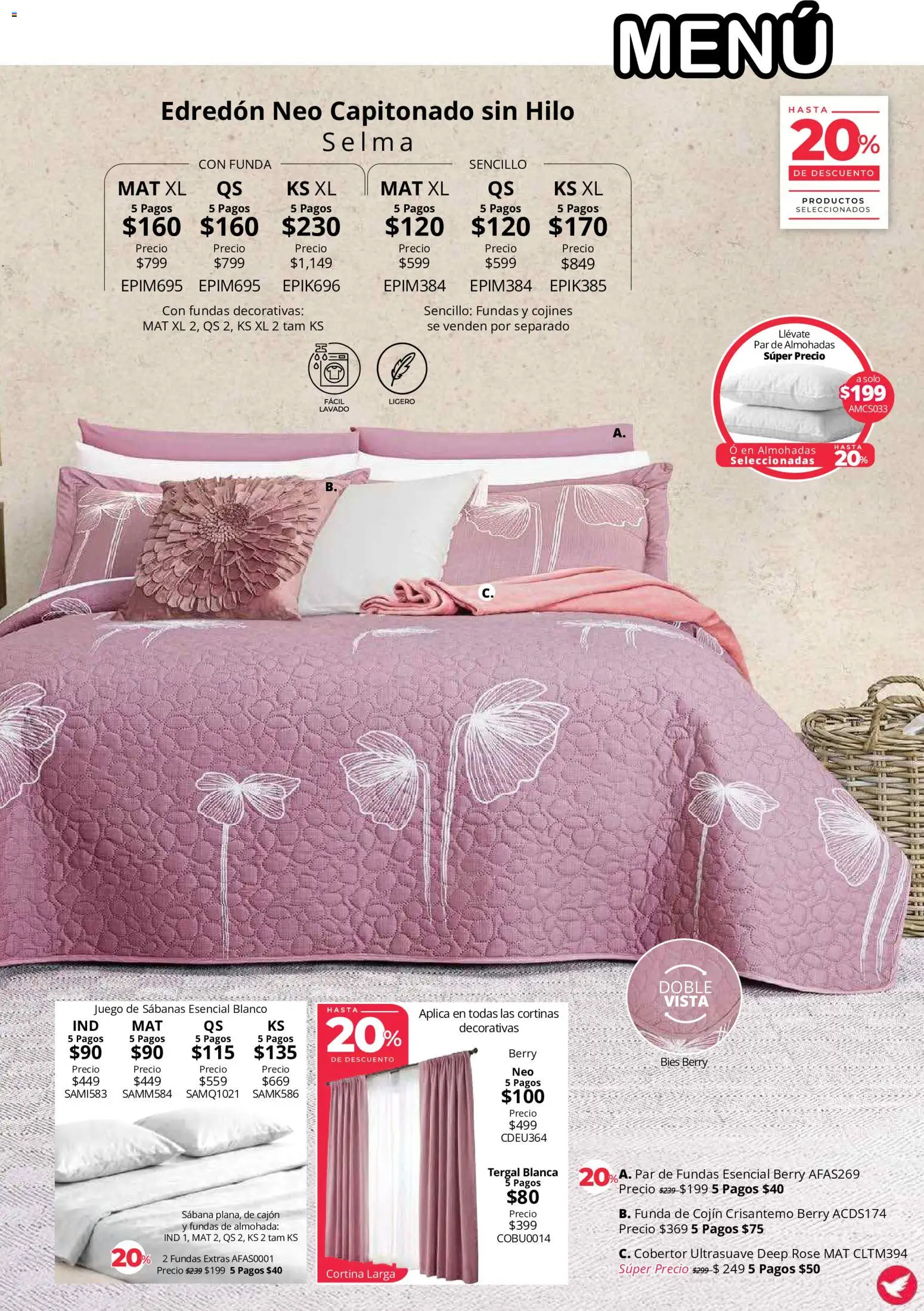 Vista previa las ofertas de la tienda Colchas Concord - Colchas Concord catálogo desde el 01/08/2026 - Juego, Almohada, Sabanas, Cortinas, Funda, Cobertor