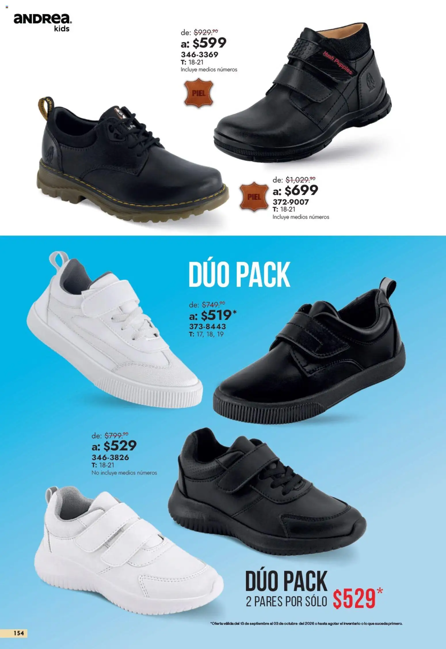 Vista previa las ofertas de la tienda Andrea - Andrea catálogo Outlet desde el 13/09/2026 