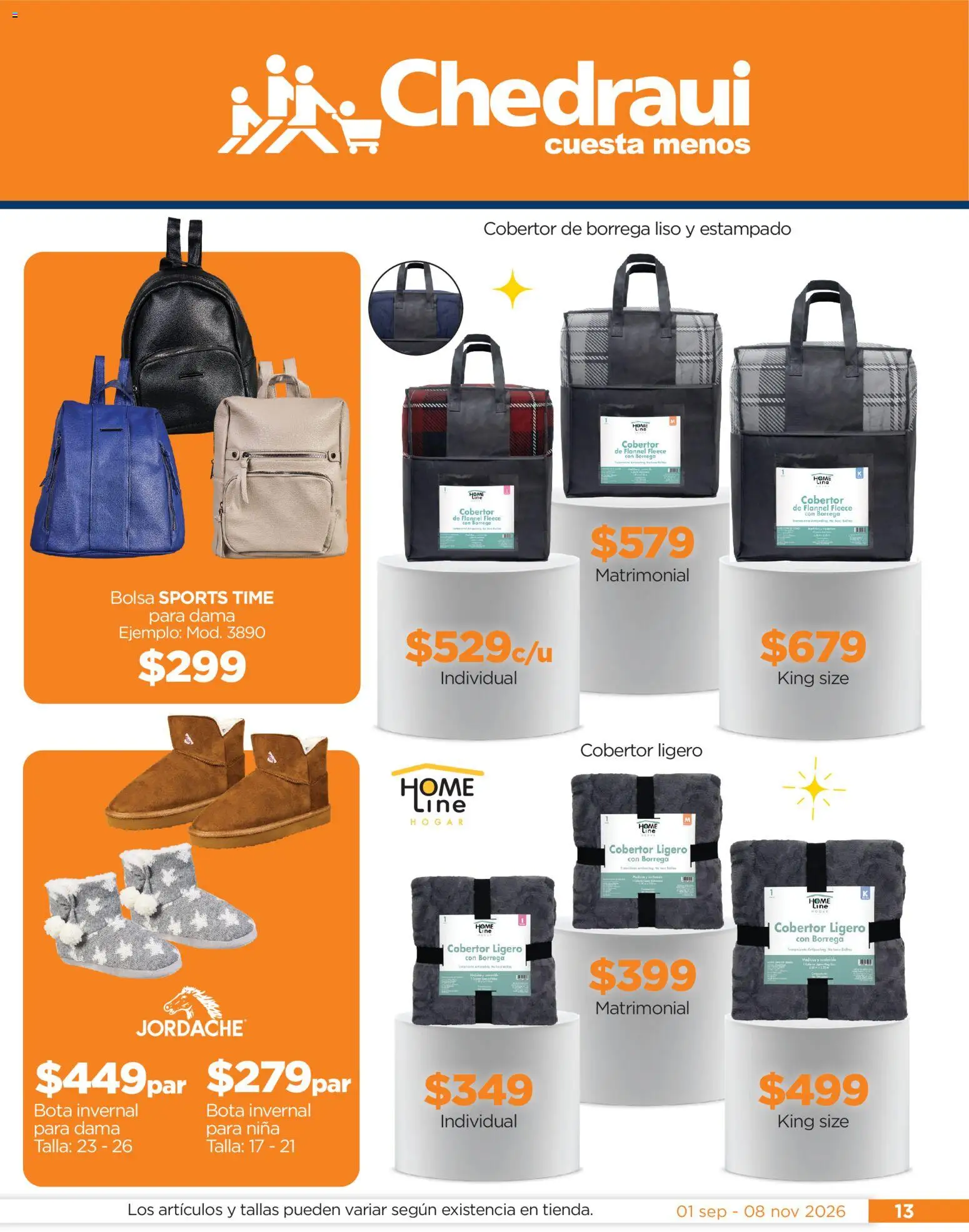 Vista previa las ofertas de la tienda Chedraui - Chedraui Llegan los porti ofertones del otoño desde el 01/09/2026 