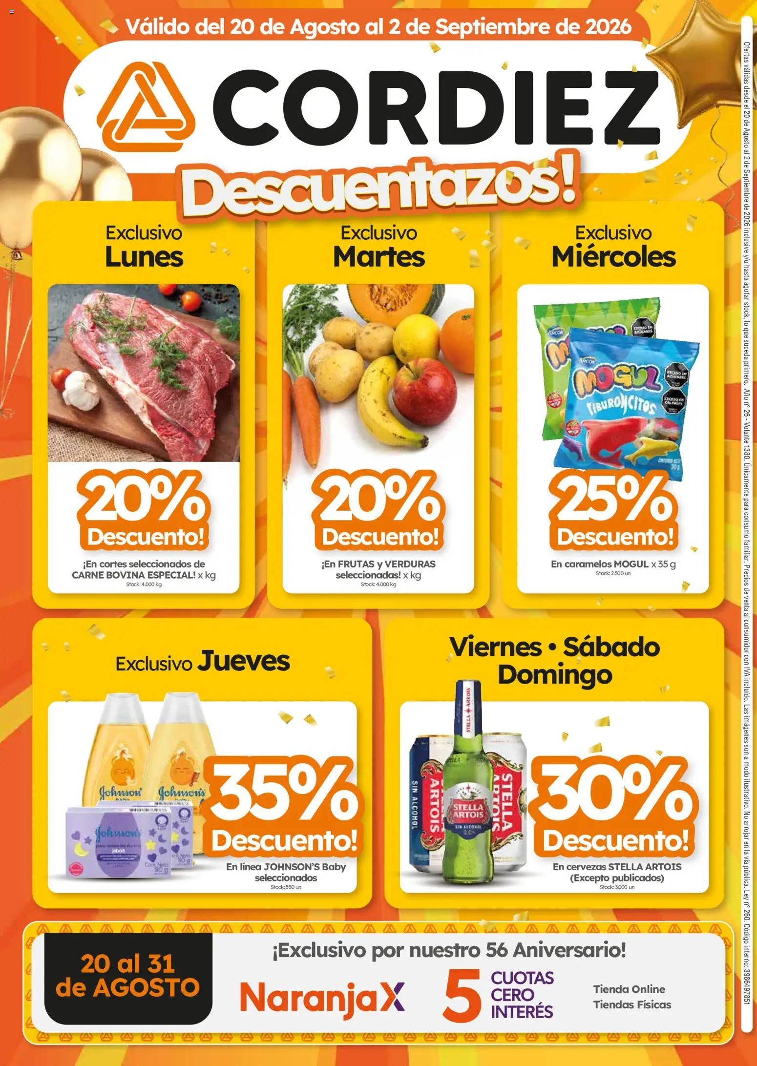Vista previa del folleto de la tienda Cordiez válido desde el 20/08/2026 