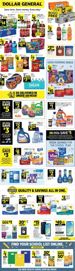 Ad Preview of Dollar General Dollar General Weekly Ad - TX from 08/09/2026