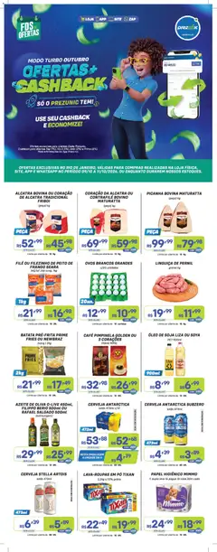 Pré-Visualização do folheto "Prezunic ofertas" da loja Prezunic válido a partir de 09/10/2026