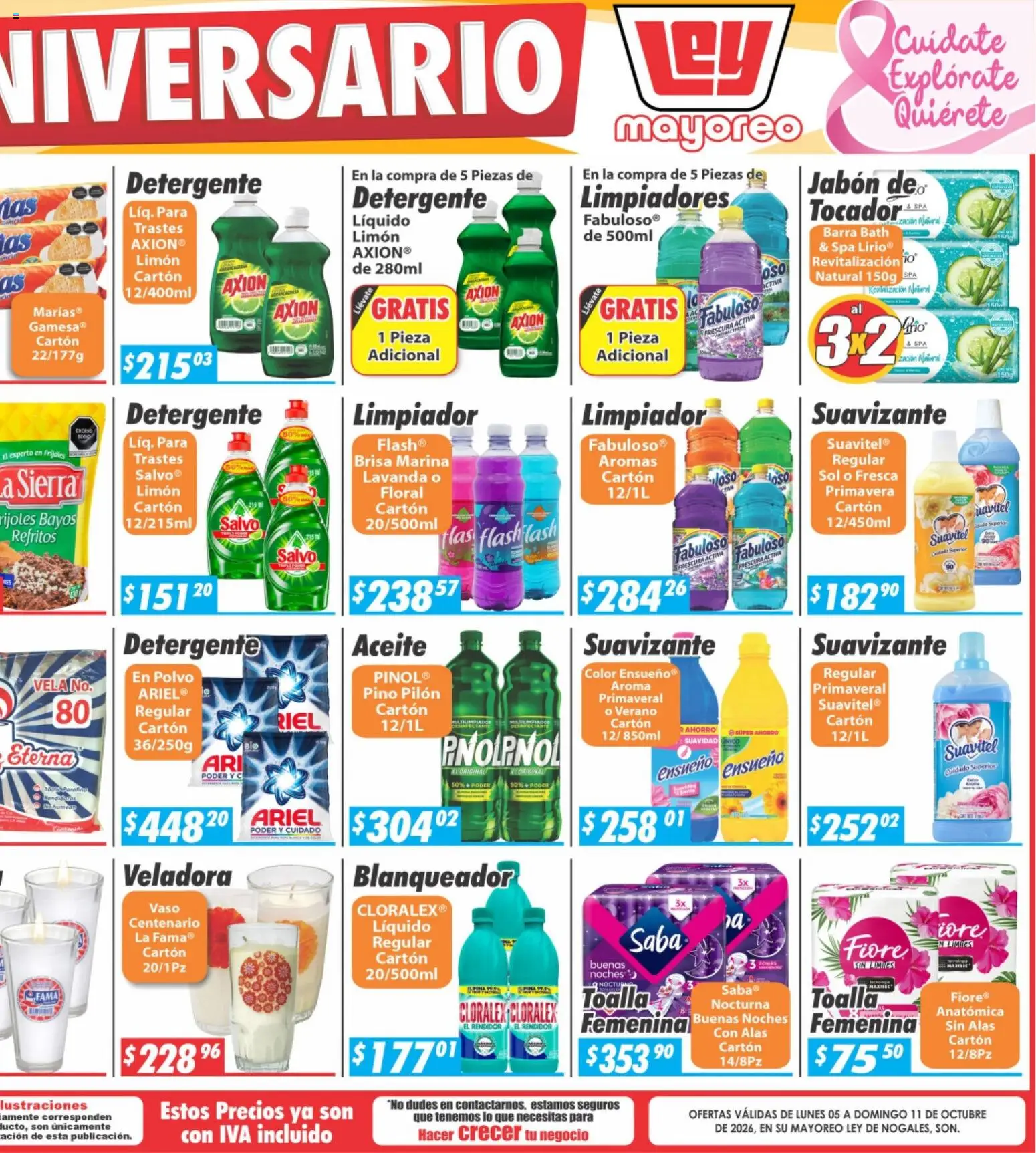 Vista previa las ofertas de la tienda Casa Ley - Casa Ley folleto Nogales desde el 05/10/2026 