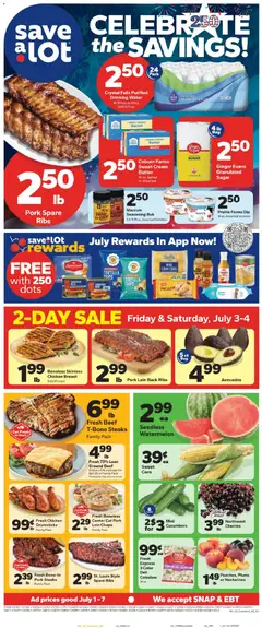 Ad Preview of Save a Lot Save a Lot Weekly Ad from 07/01/2026