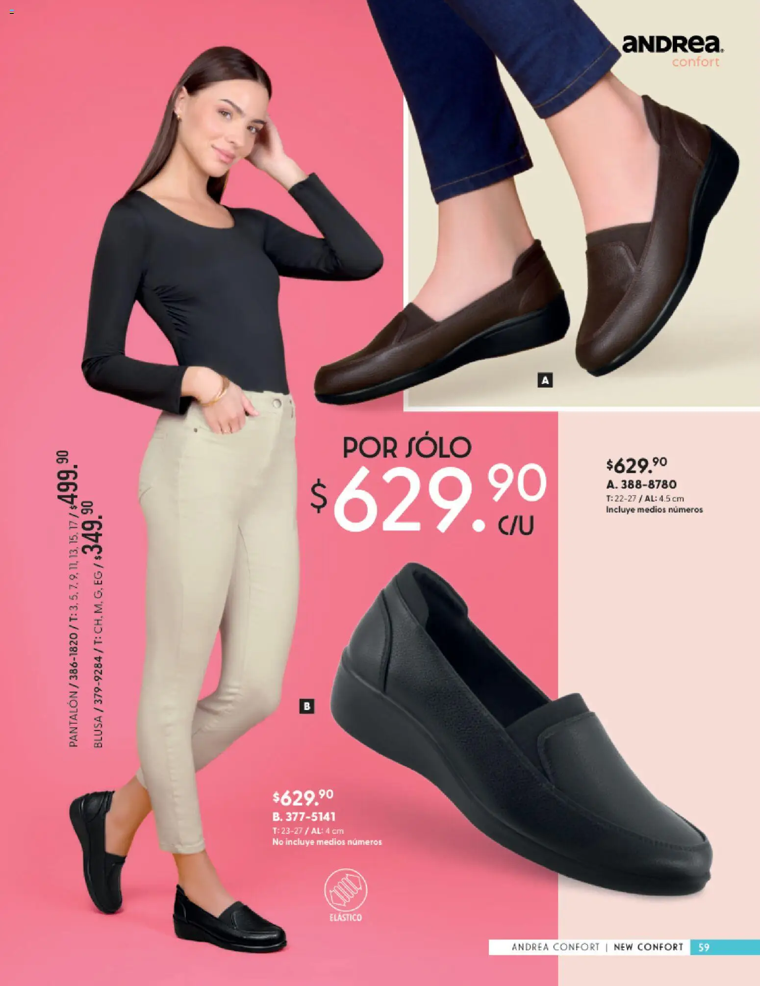 Vista previa las ofertas de la tienda Andrea - Andrea catálogo Calzado Confort desde el 24/05/2026 - Blusa