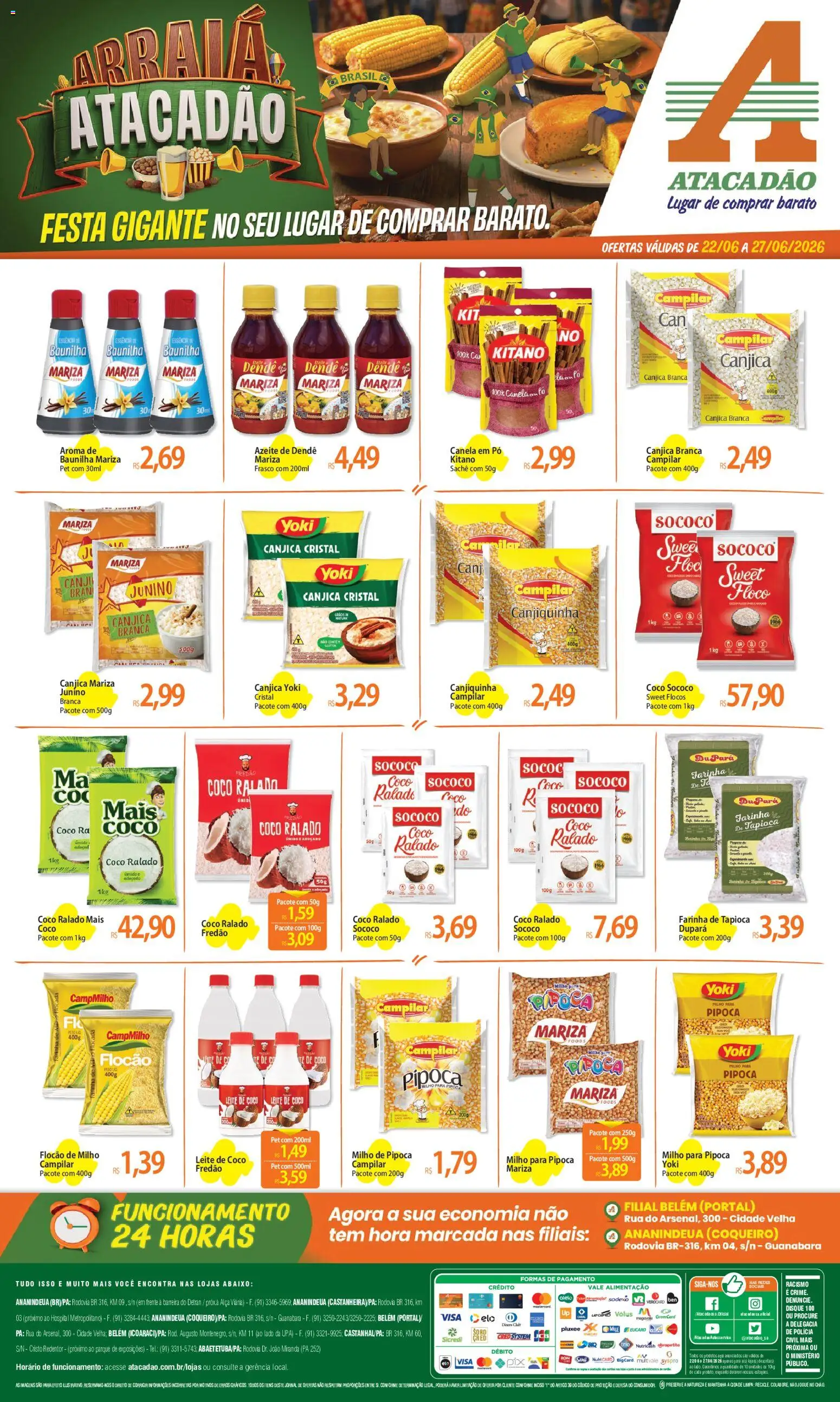 Pré-Visualização do folheto "Atacadão ofertas - PA" da loja Atacadão válido a partir de 22/06/2026