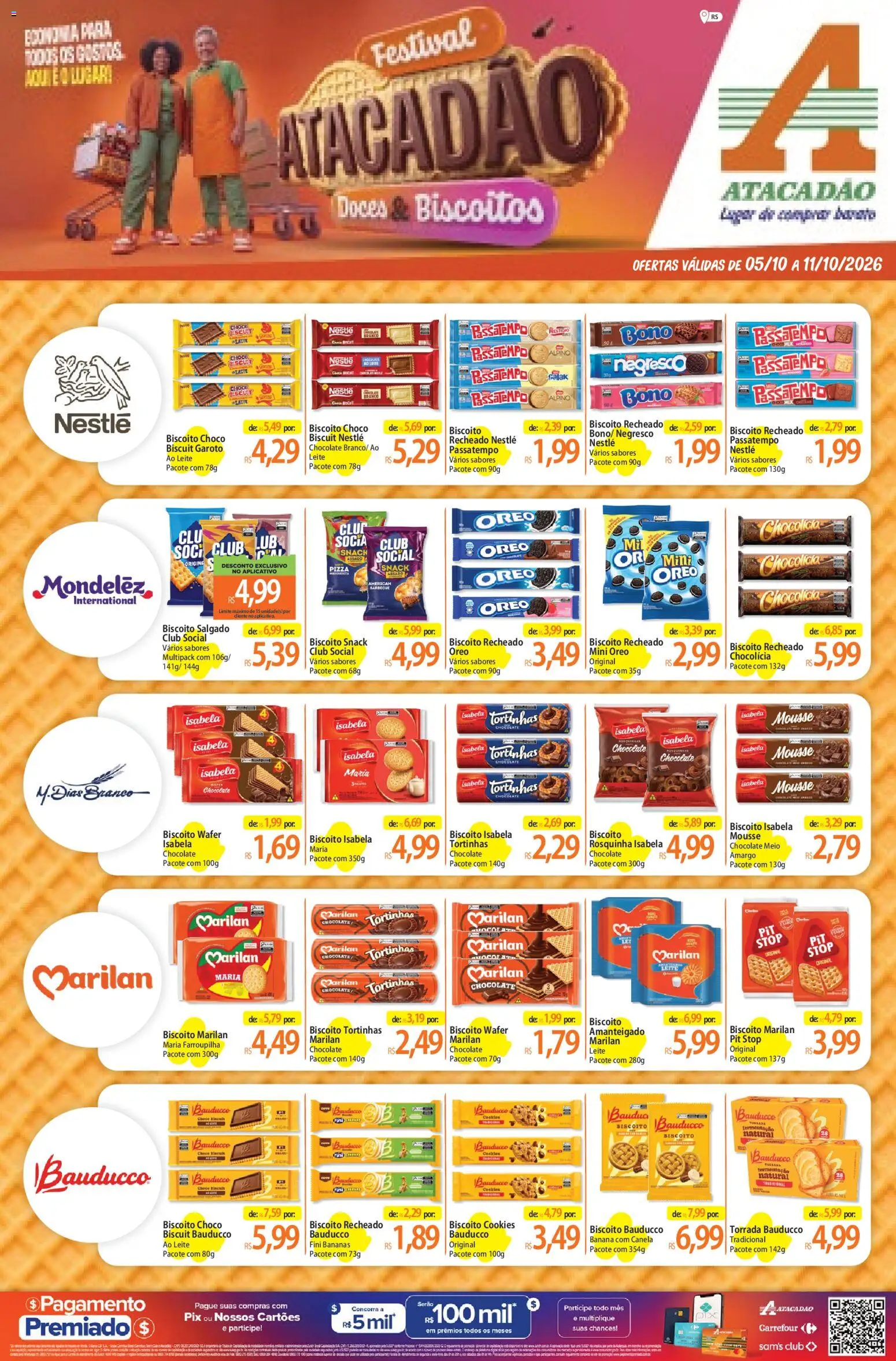 Pré-Visualização do folheto "Atacadão ofertas - RS" da loja Atacadão válido a partir de 05/10/2026