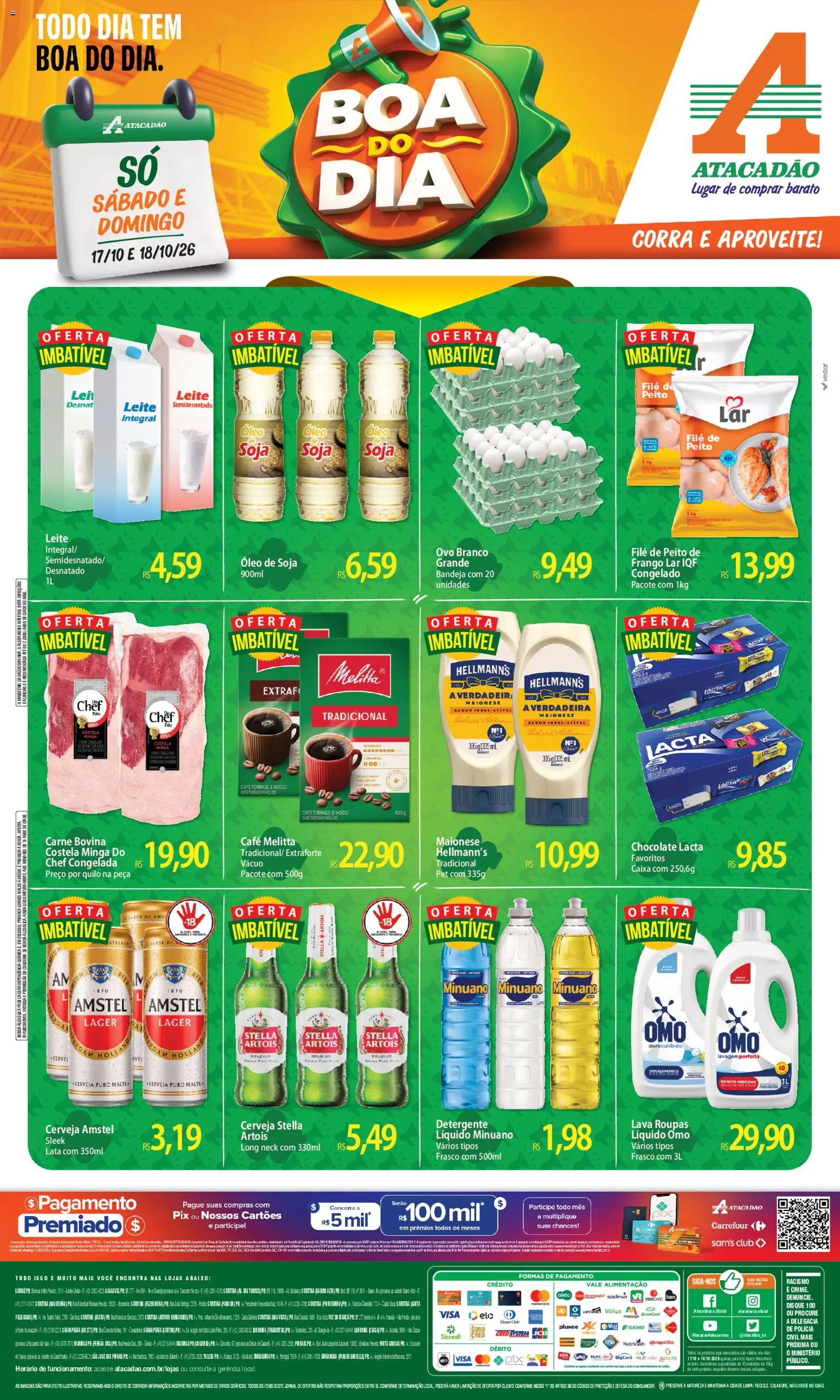 Pré-Visualização do folheto "Atacadão ofertas - PR" da loja Atacadão válido a partir de 17/10/2026