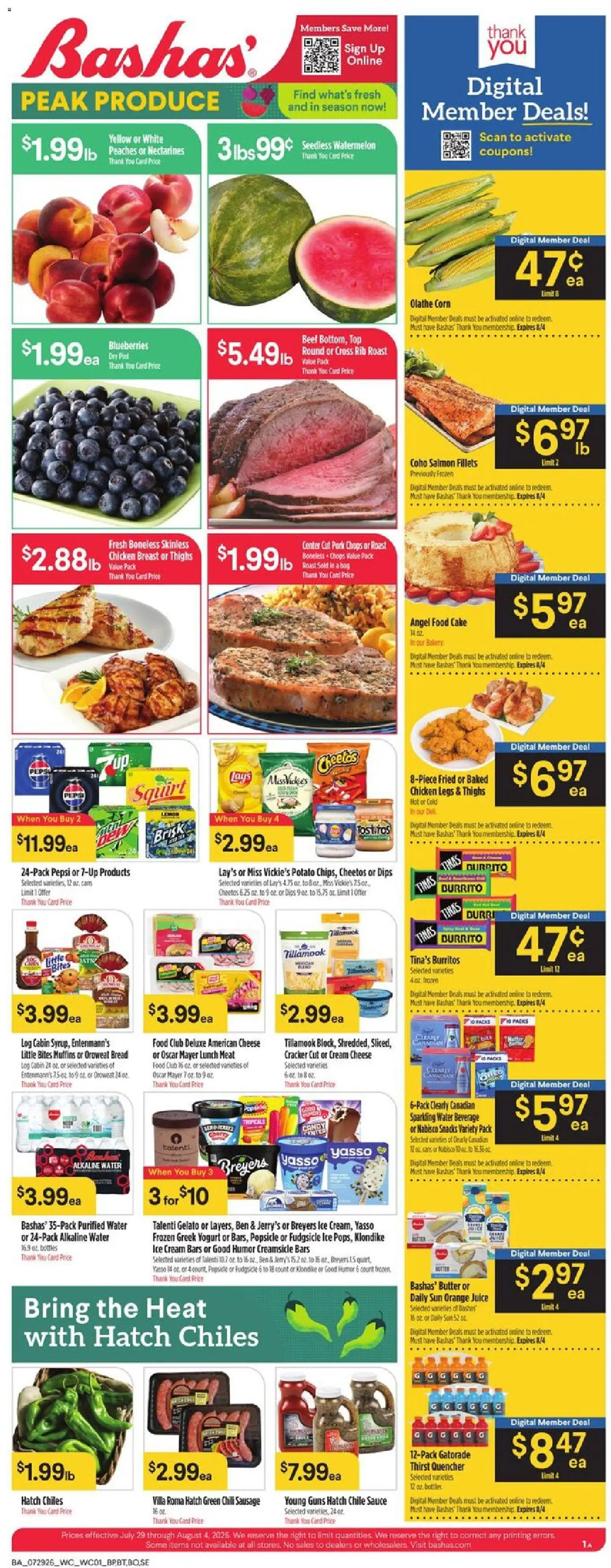 Basha's Weekly Ad from 07/29/2026 >> Flyer
