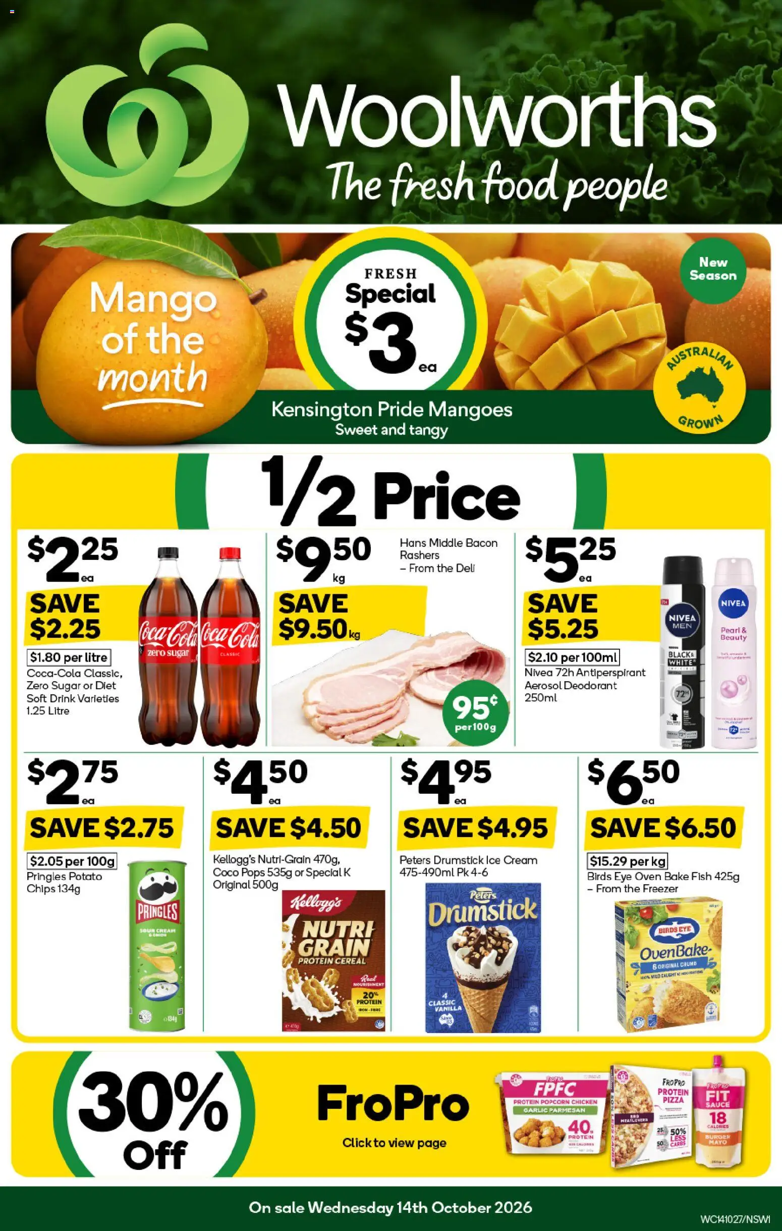 Preview of catalogue Woolworths catalogue NSW from shop Woolworths valid 14/10/2026