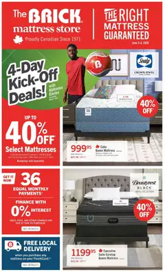 Preview of leaflet The Brick - Brick Mattress Store from shop The Brick is valid from Jun 05, 2026