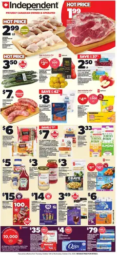Preview of leaflet Independent Grocer weekly flyer / circulaire from shop Independent Grocer is valid from Oct 15, 2026