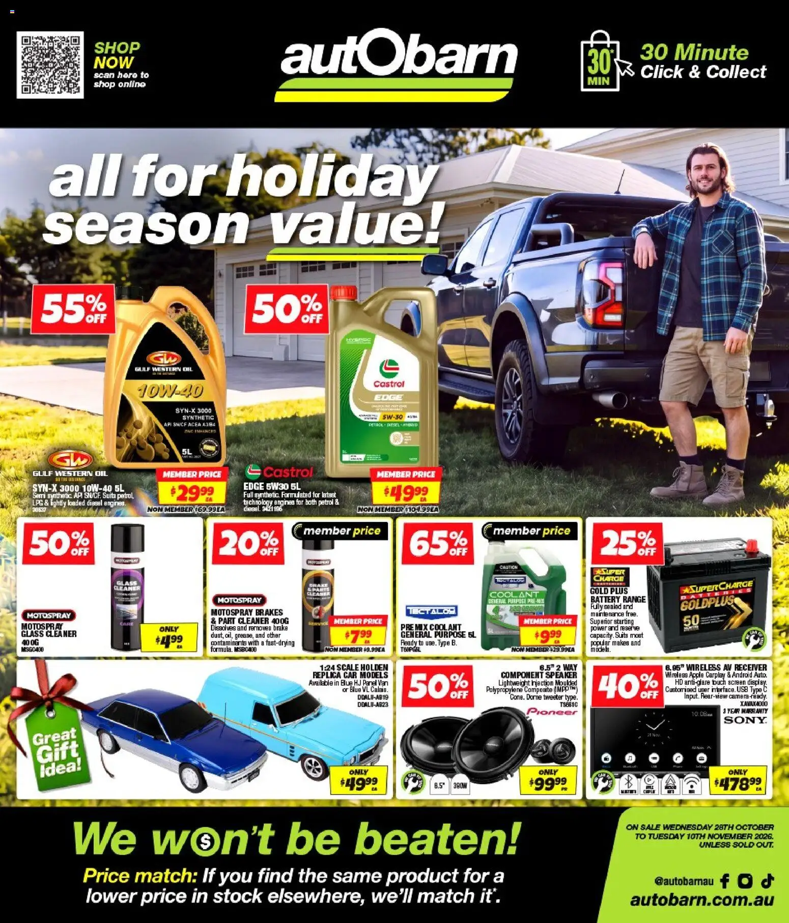 Preview of catalogue Autobarn catalogue from shop Autobarn valid 28/10/2026