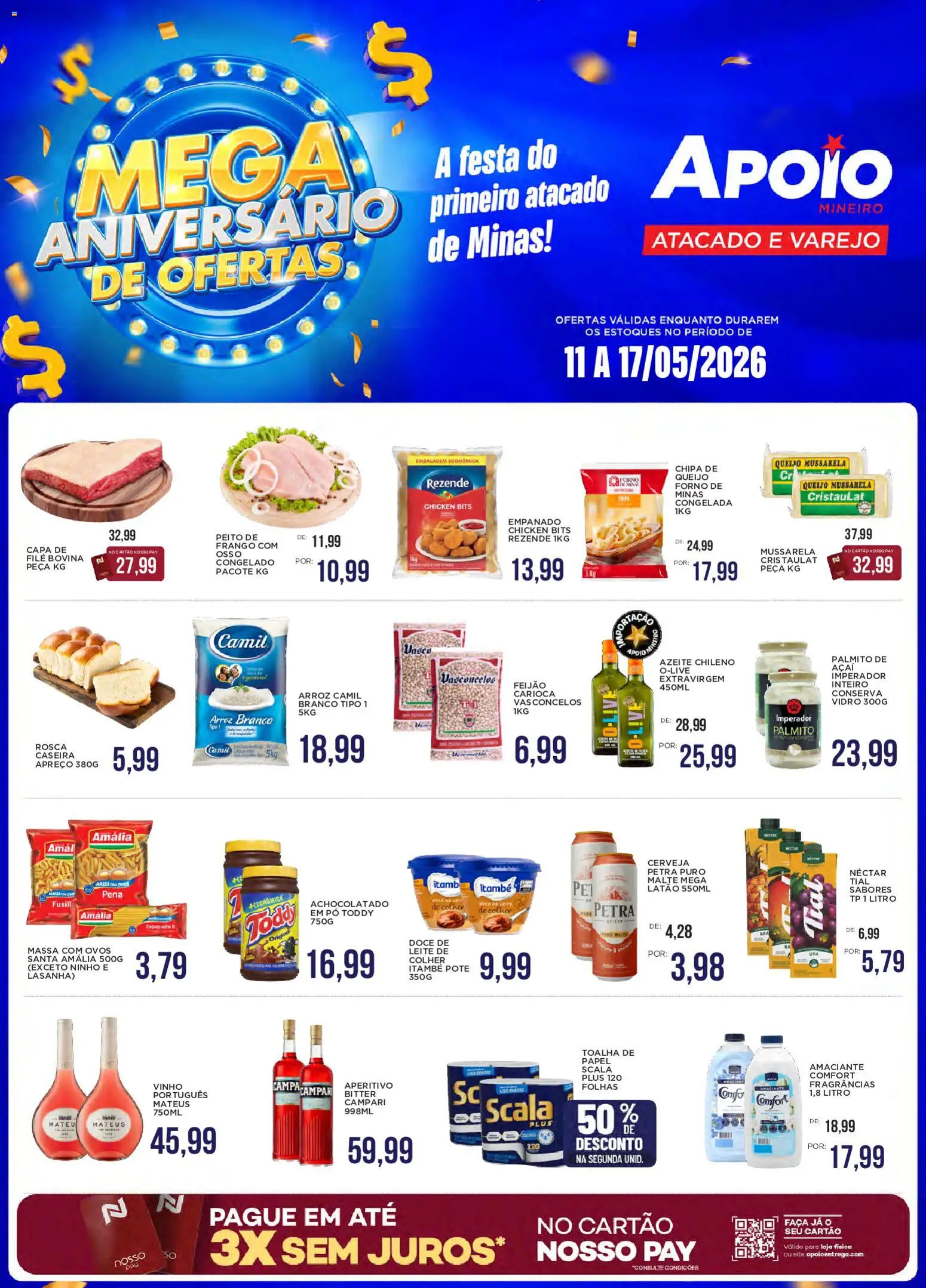 Pré-Visualização do folheto "Apoio Mineiro - Ofertas da semana" da loja Apoio Mineiro válido a partir de 11/05/2026