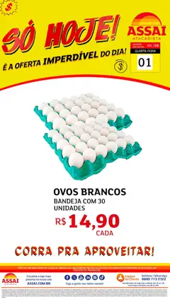 Pré-Visualização do folheto "Assaí Atacadista ofertas - DF" da loja Assaí Atacadista válido a partir de 01/07/2026