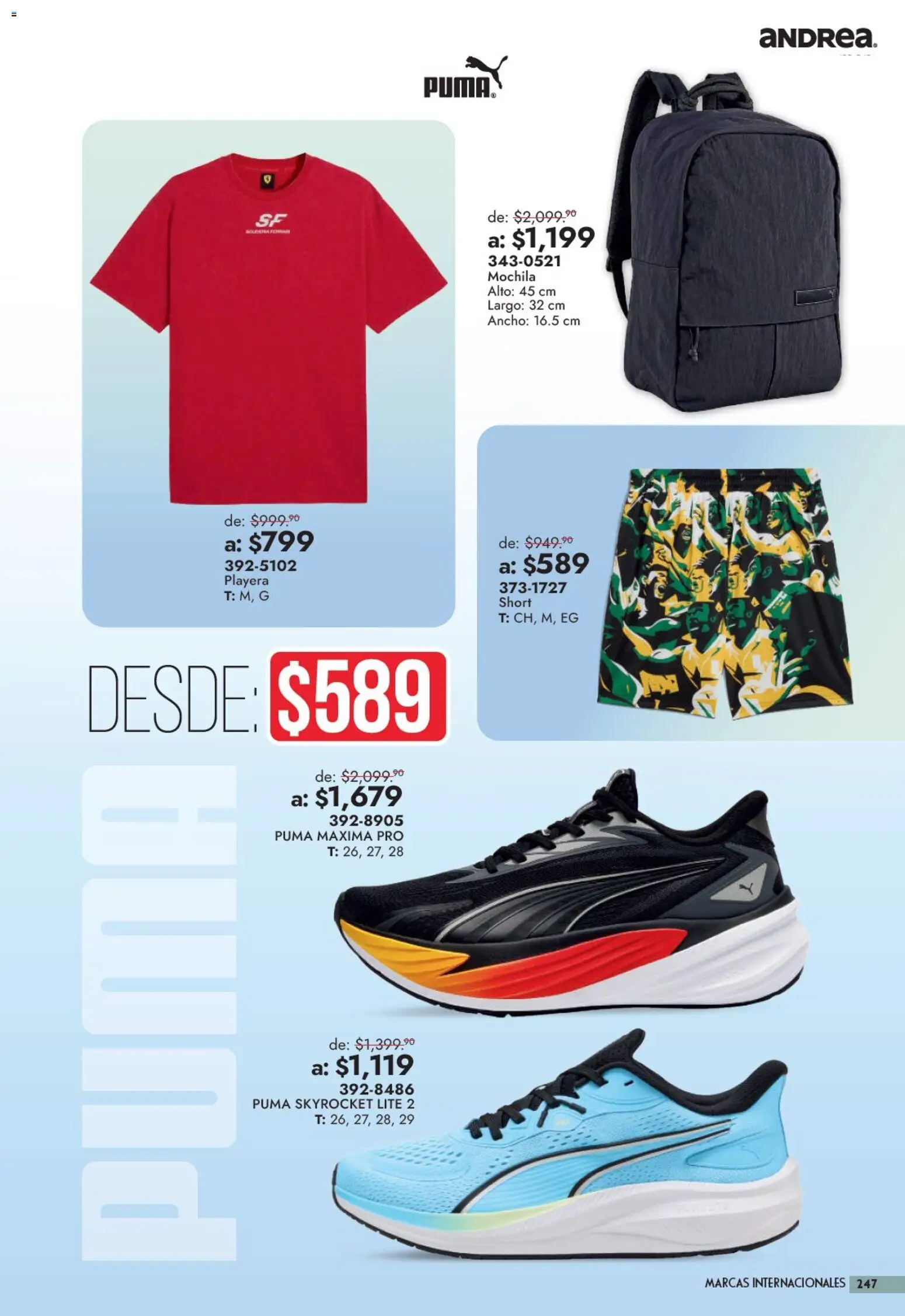 Vista previa las ofertas de la tienda Andrea - Andrea catálogo Outlet desde el 13/09/2026 