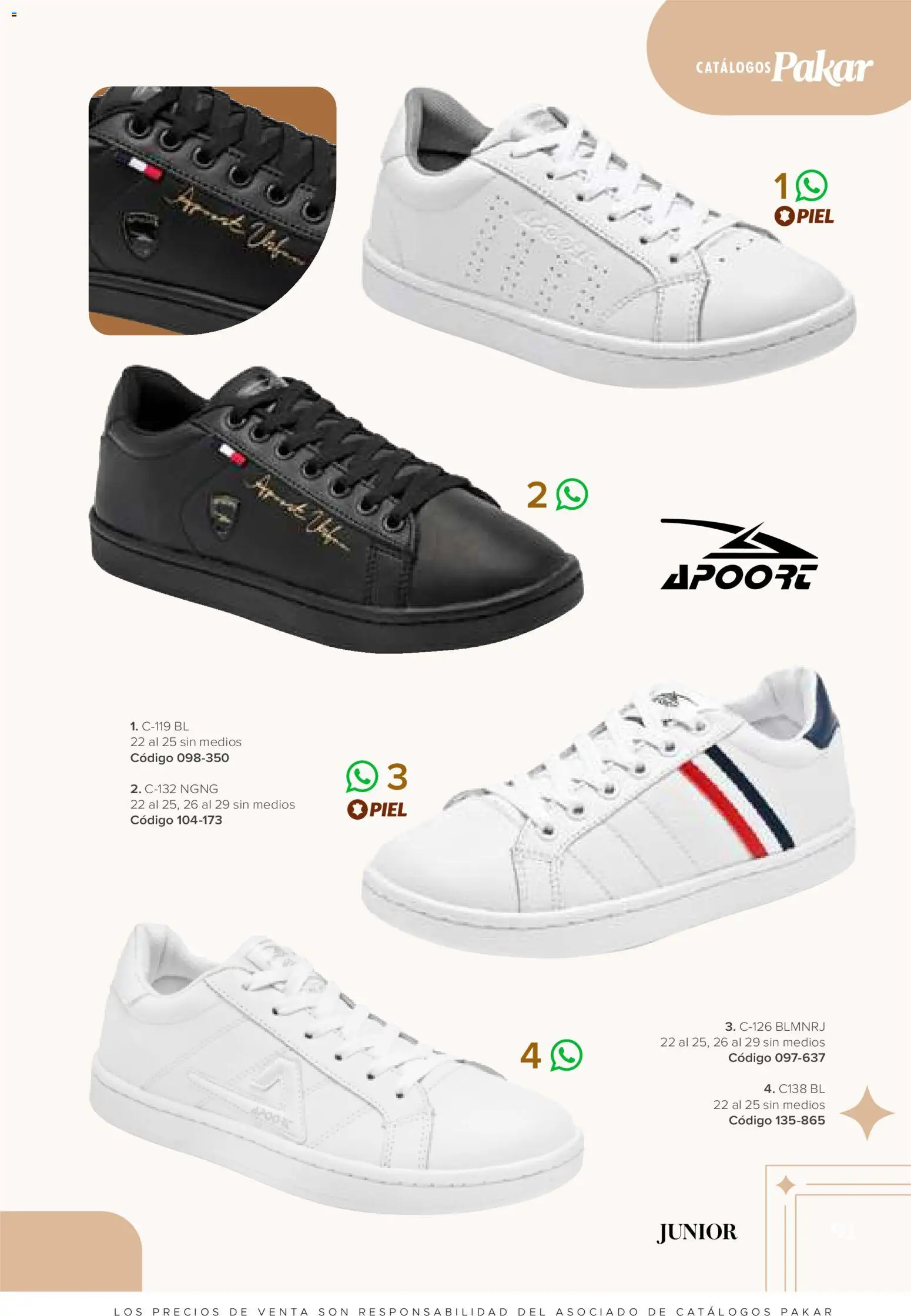 Vista previa las ofertas de la tienda SC Pakar - SC Pakar catálogo Junior desde el 31/07/2026 