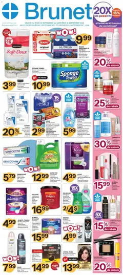 Preview of leaflet Brunet weekly flyer / circulaire from shop Brunet is valid from Sep 10, 2026