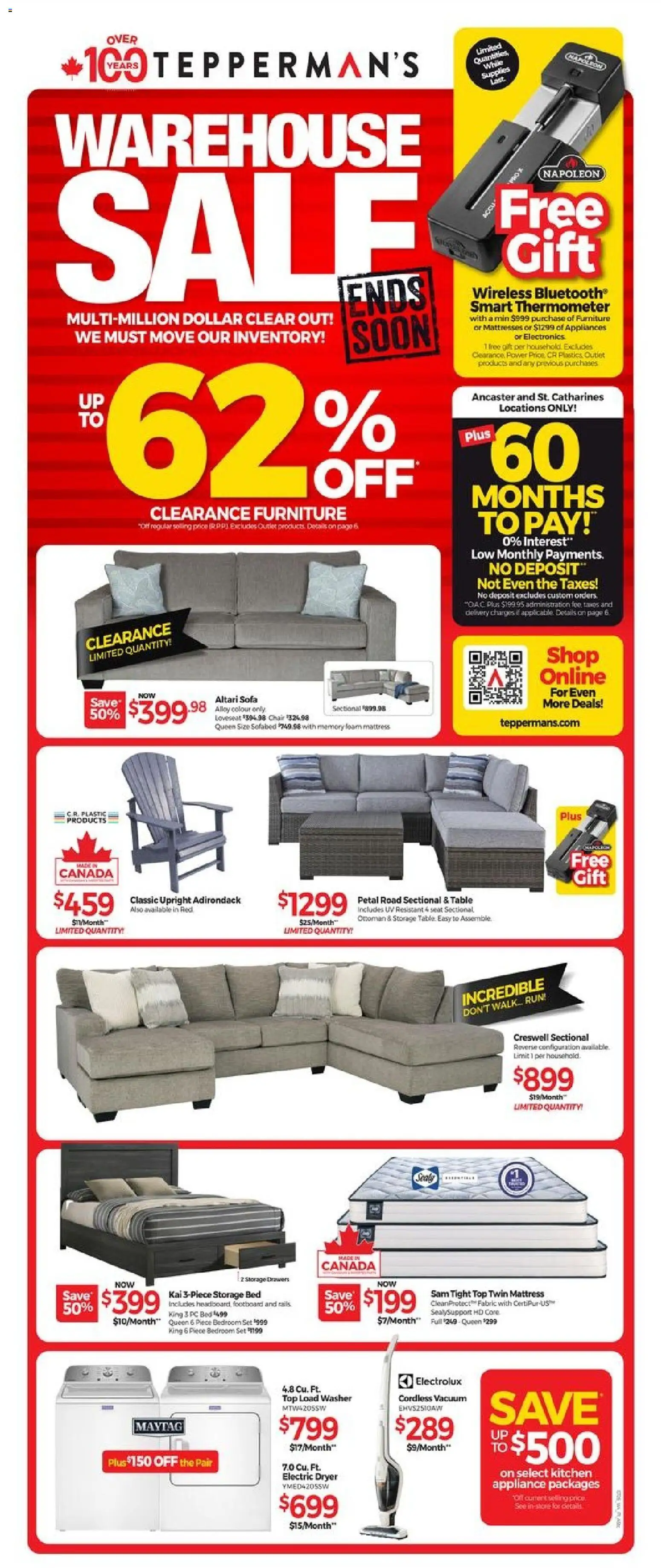 Preview of leaflet Tepperman's weekly flyer / circulaire from shop Tepperman's is valid from Jul 24, 2026