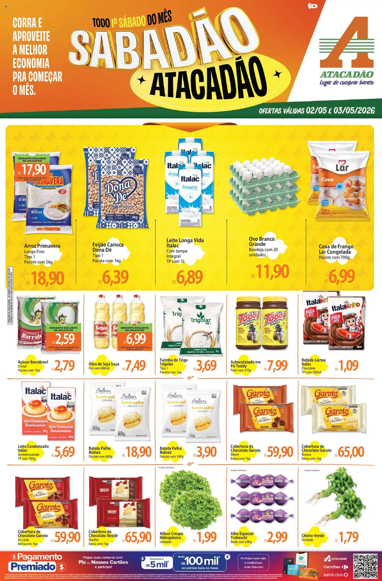 Pré-Visualização do folheto "Atacadão ofertas - AC" da loja Atacadão válido a partir de 02/05/2026