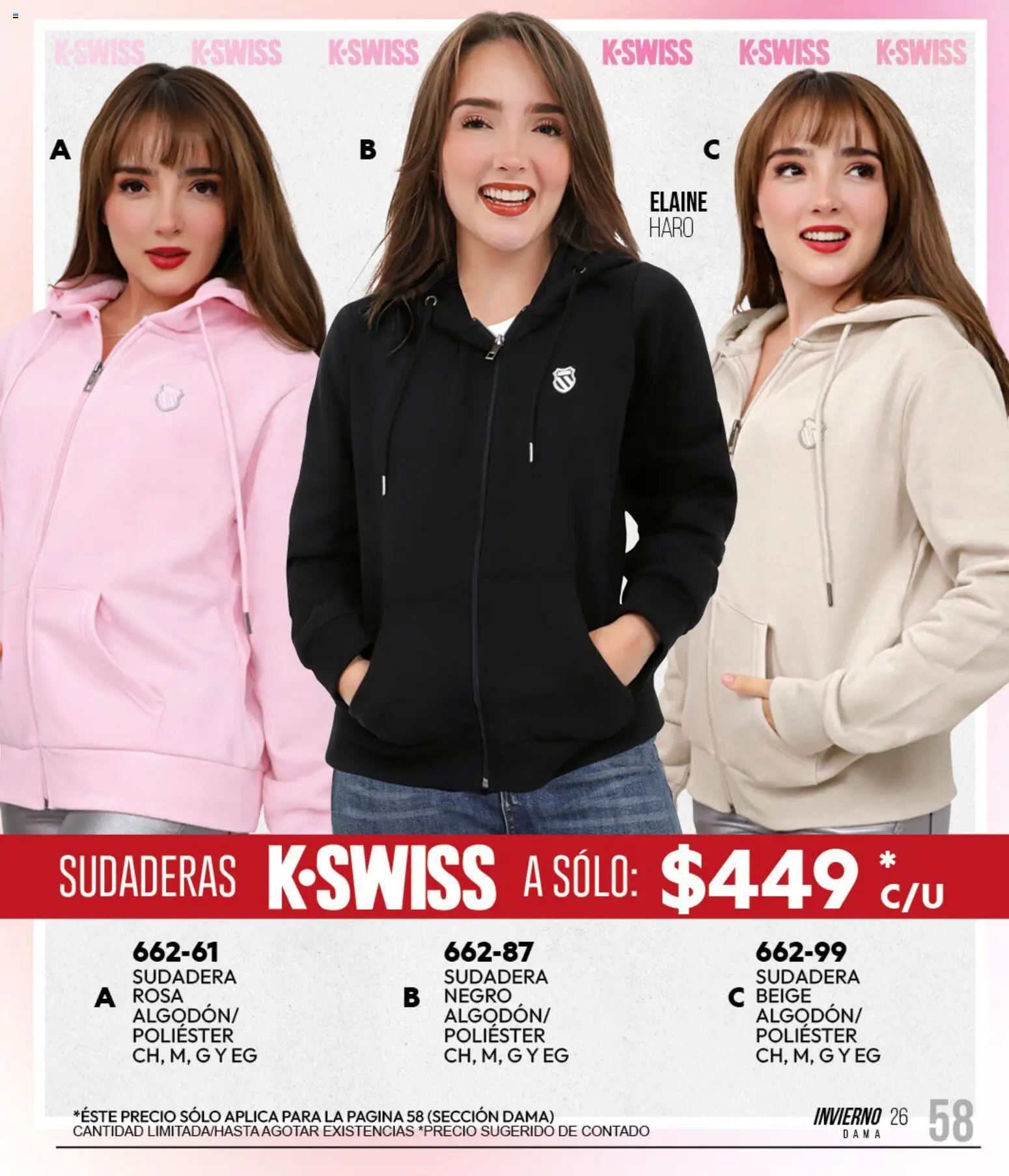 Vista previa las ofertas de la tienda Cklass - Cklass catálogo Sportbrands Dama Invierno desde el 11/09/2026 
