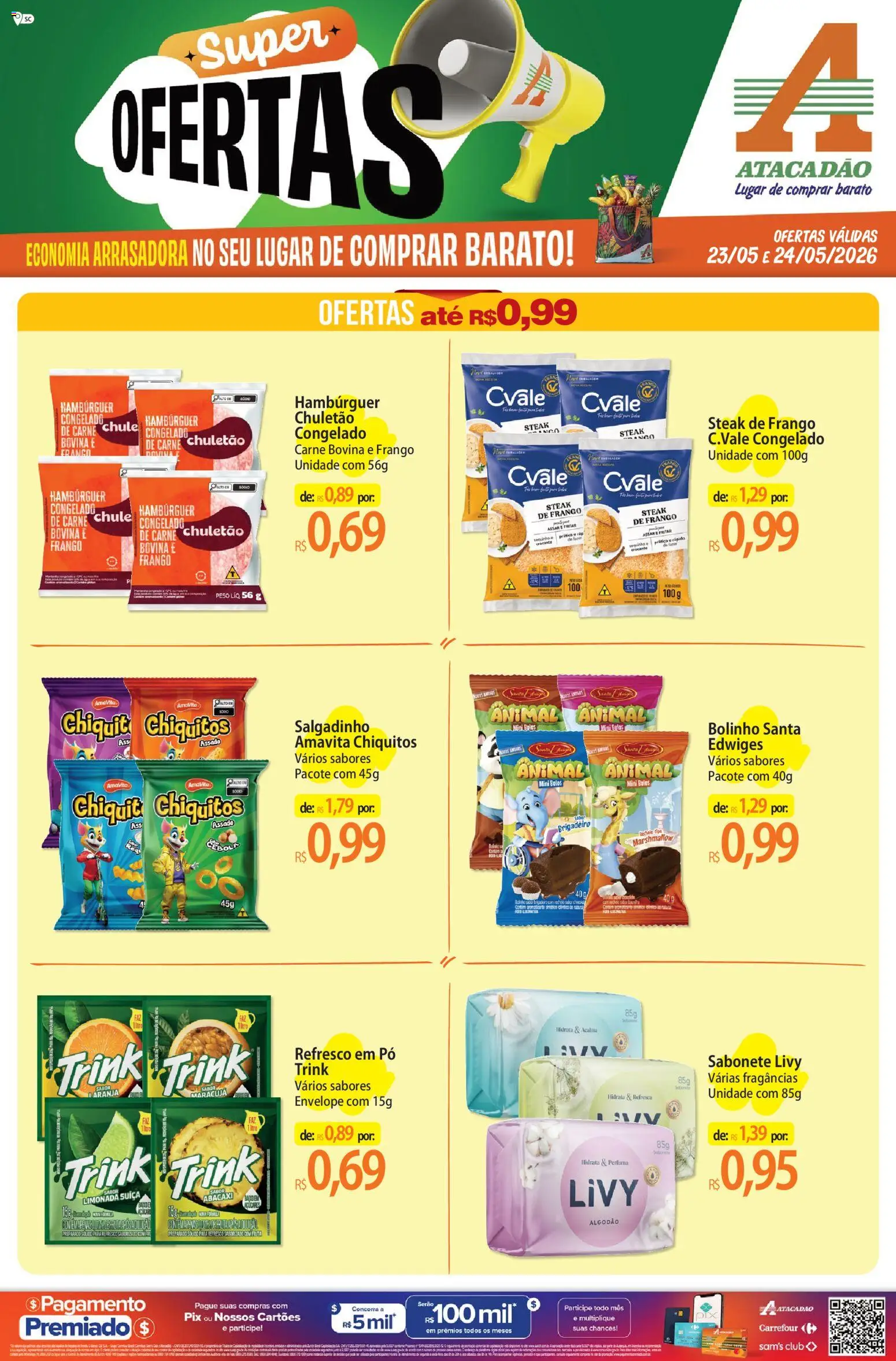 Pré-Visualização do folheto "Atacadão ofertas - SC" da loja Atacadão válido a partir de 23/05/2026