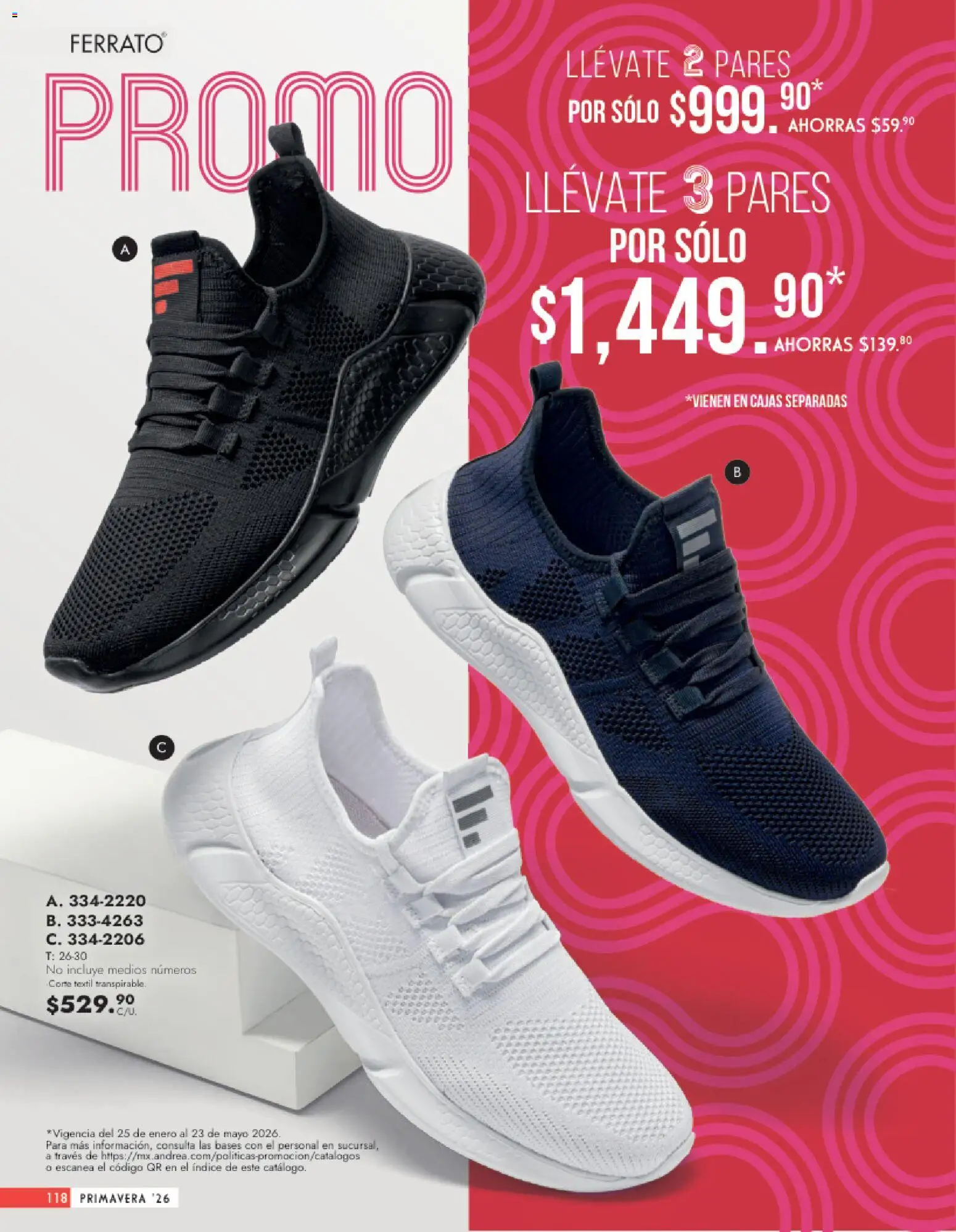 Vista previa las ofertas de la tienda Andrea - Catálogo Calzado Caballero desde el 25/01/2026 