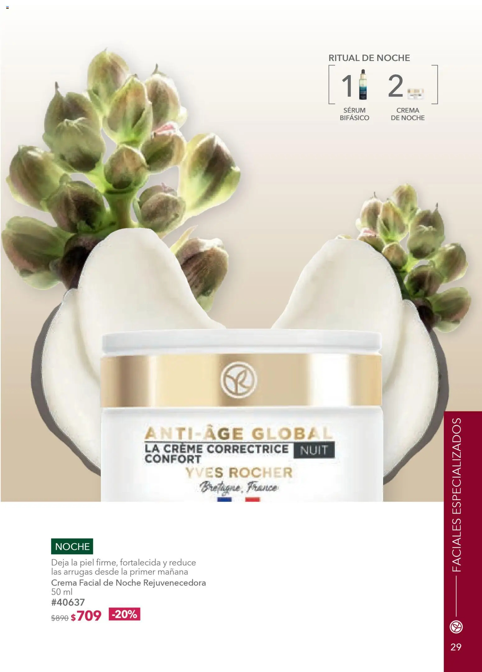 Vista previa las ofertas de la tienda Yves Rocher - Campaña 4 2026 desde el 03/03/2026 - Crema, Serum, Crema facial