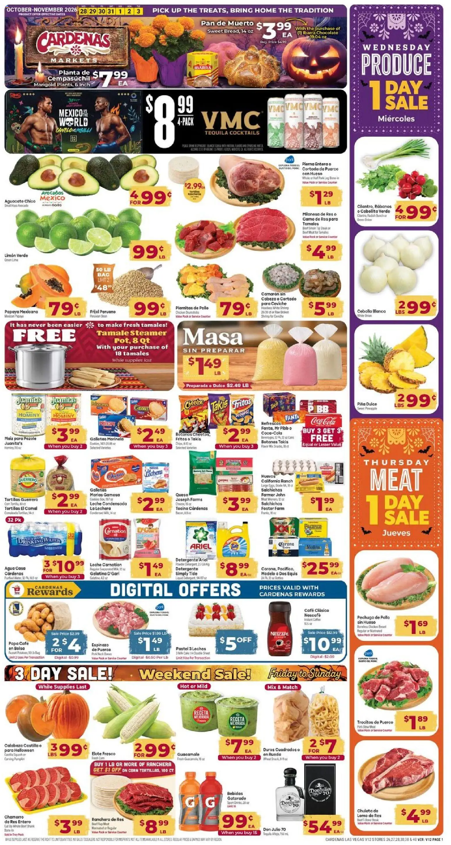 Ad Preview of Cardenas Cardenas Weekly Ad from 10/28/2026