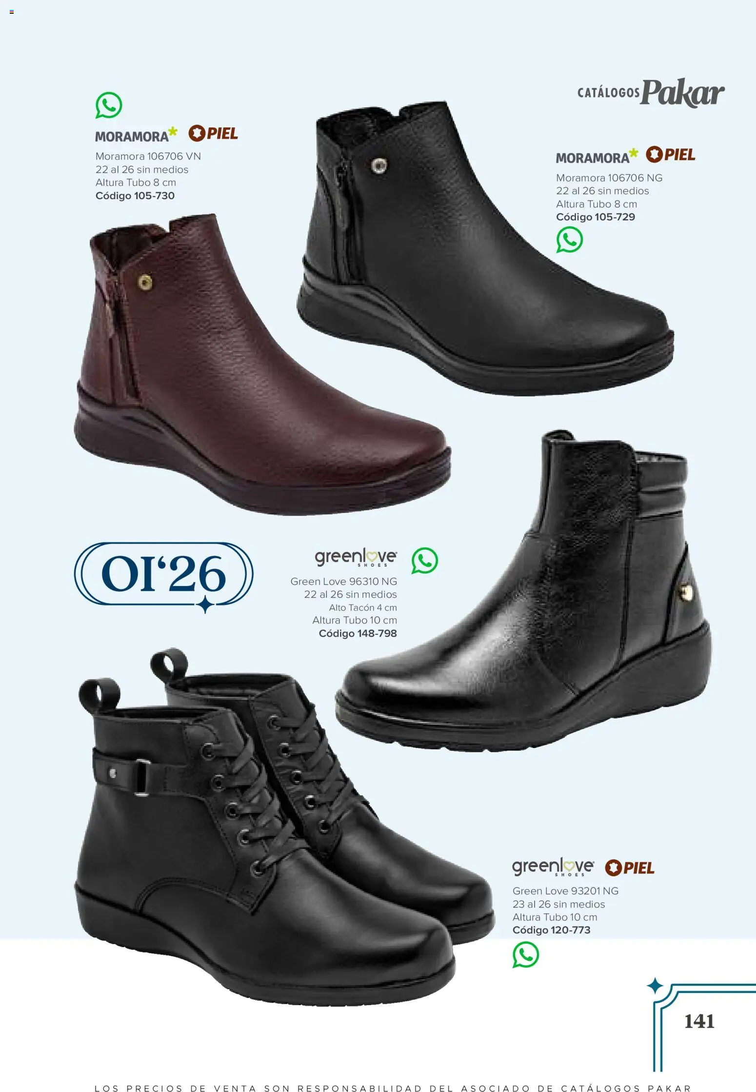 Vista previa las ofertas de la tienda SC Pakar - SC Pakar catálogo Bota desde el 31/07/2026 