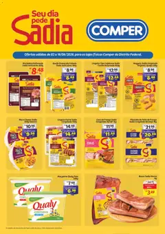 Pré-Visualização do folheto "Comper ofertas Sadia e Perdigão" da loja Comper válido a partir de 02/06/2026
