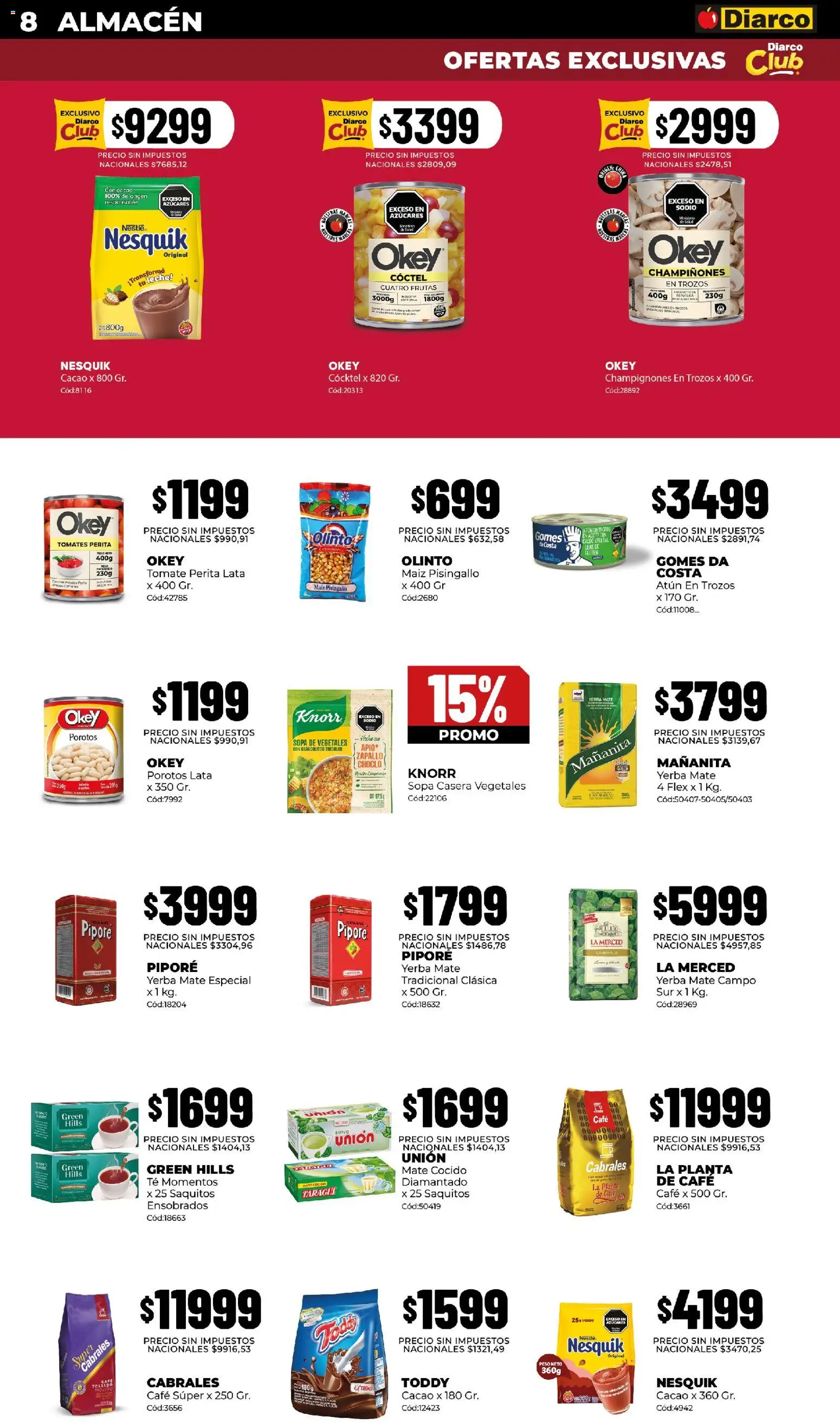Vista previa del folleto de la tienda Diarco válido desde el 14/09/2026 