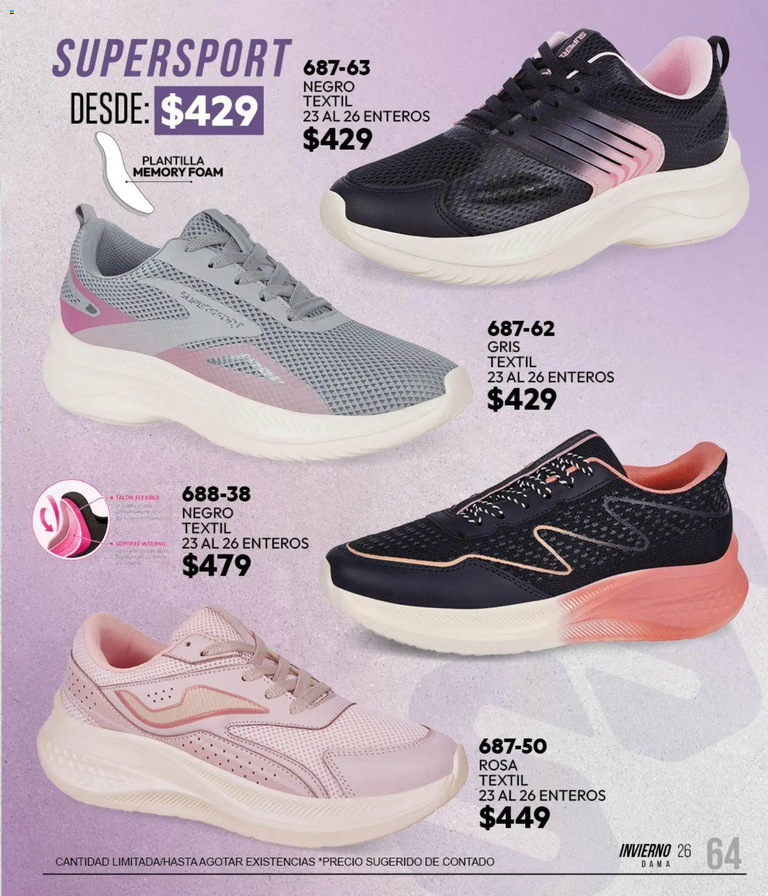 Vista previa las ofertas de la tienda Cklass - Cklass catálogo Sportbrands Dama Invierno desde el 11/09/2026 