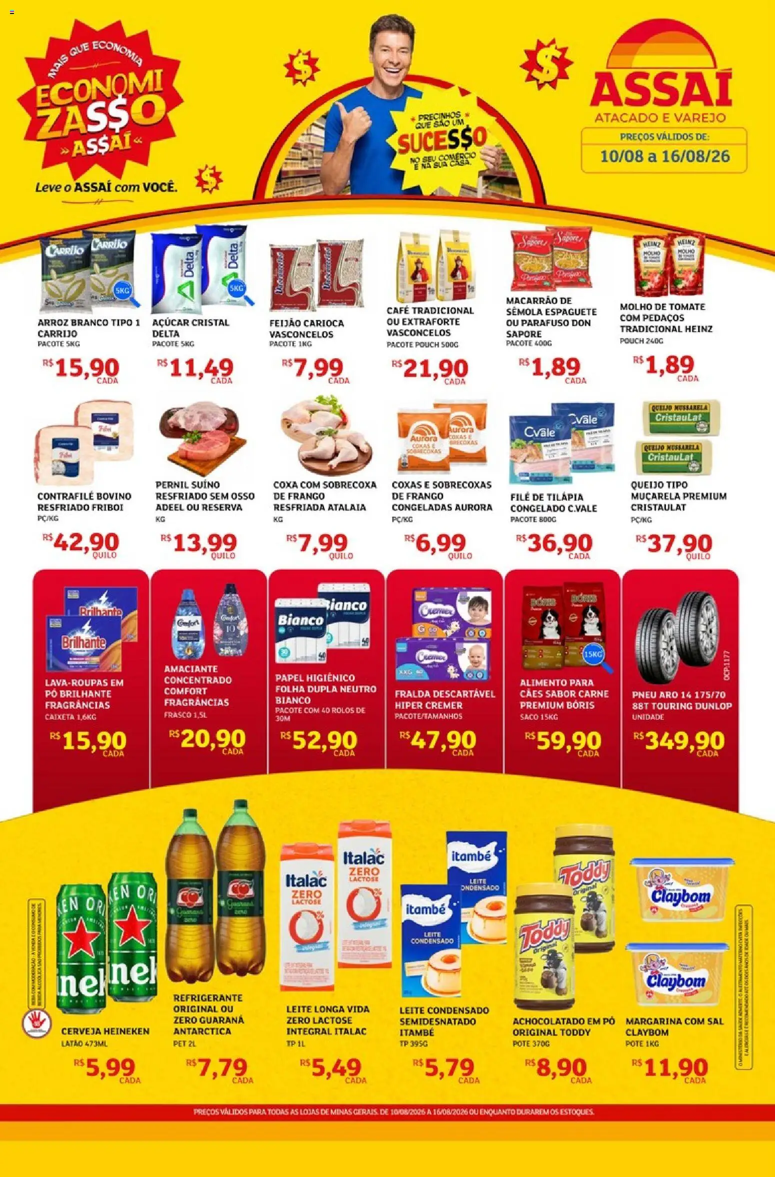 Pré-Visualização do folheto "Assaí Atacadista ofertas - MG" da loja Assaí Atacadista válido a partir de 10/08/2026