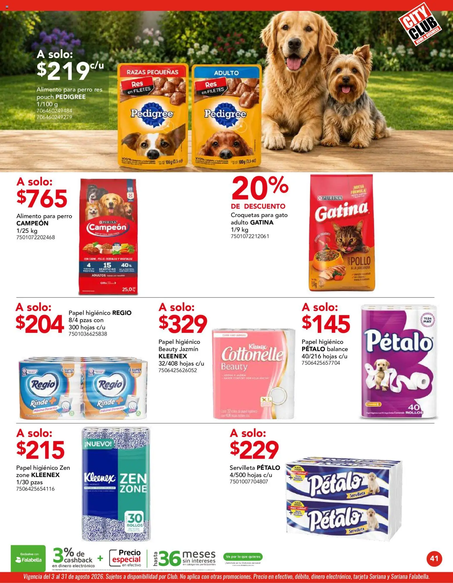 Vista previa las ofertas de la tienda City Club - City Club catálogo desde el 03/08/2026 