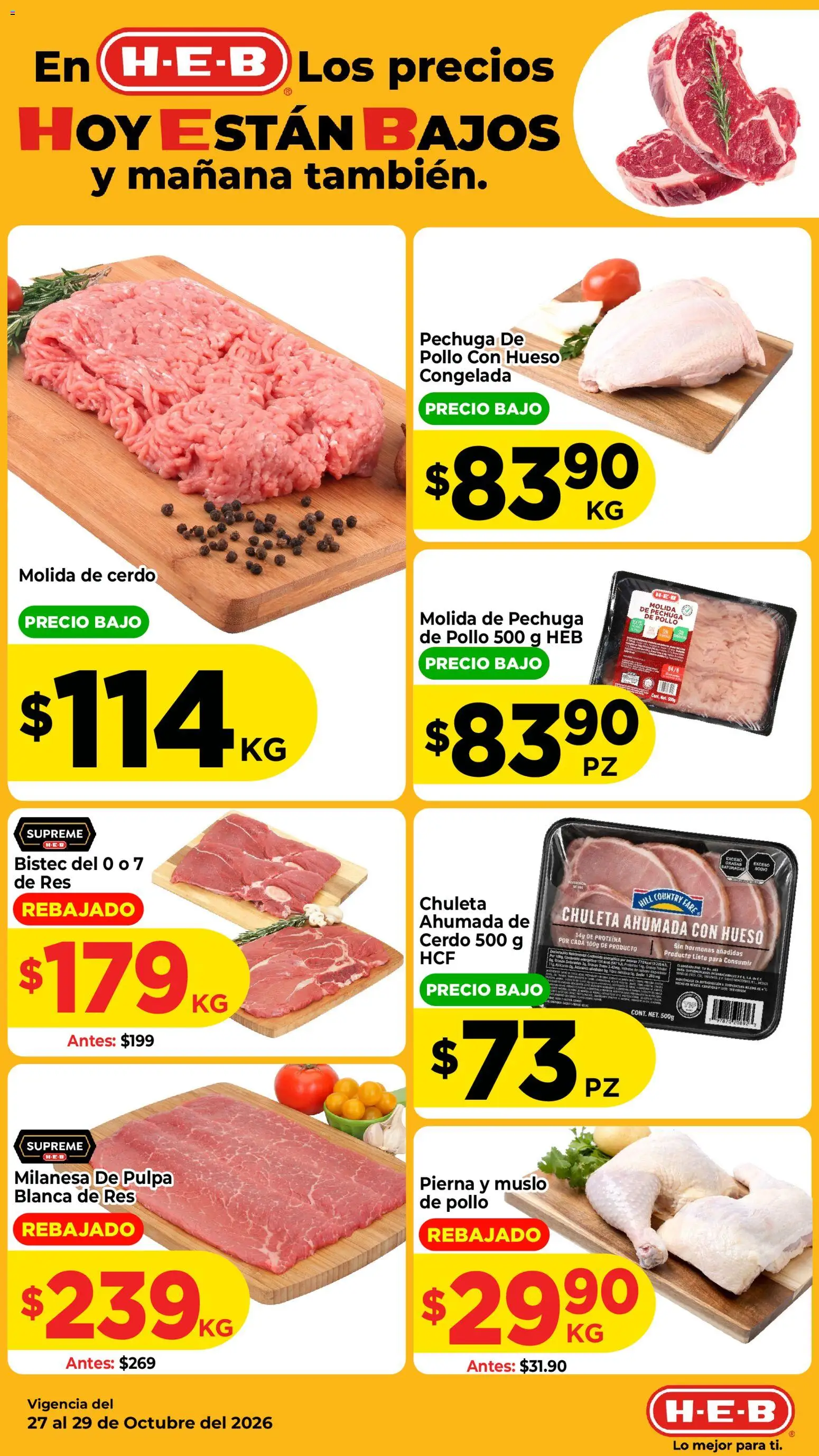 Vista previa las ofertas de la tienda H-E-B - H-E-B folleto desde el 27/10/2026 