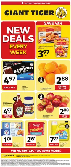 Preview of leaflet Giant Tiger weekly flyer from shop Giant Tiger is valid from Oct 21, 2026