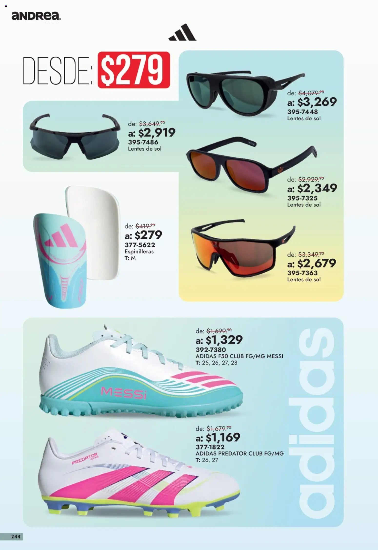 Vista previa las ofertas de la tienda Andrea - Andrea catálogo Outlet desde el 13/09/2026 