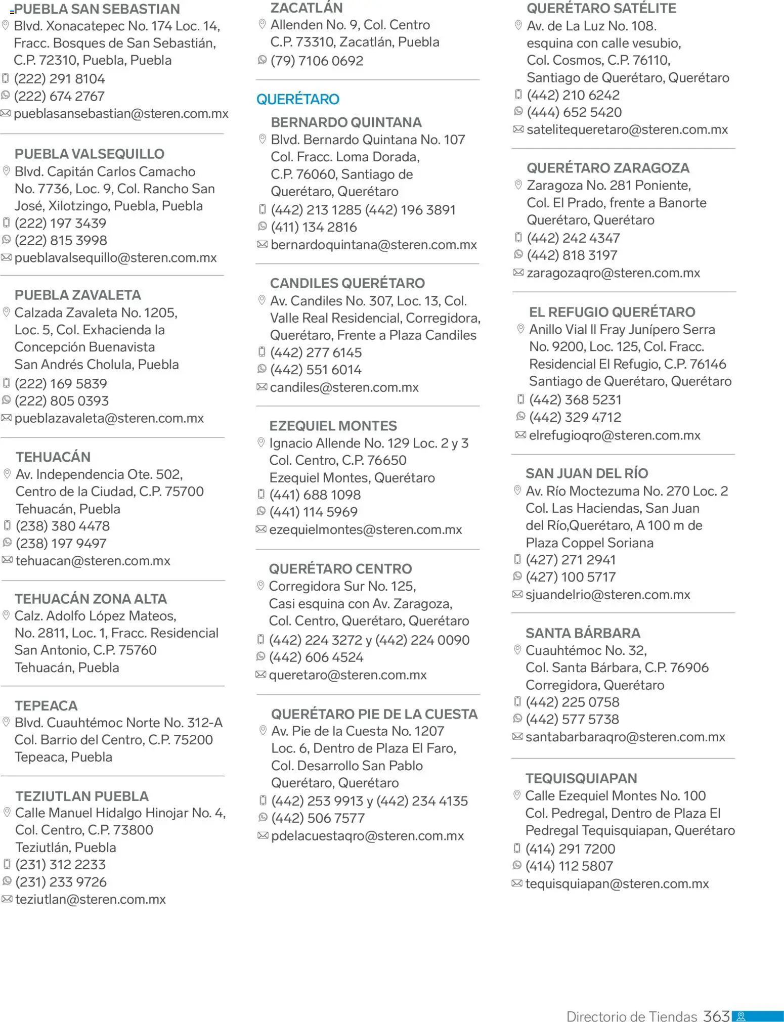 Vista previa las ofertas de la tienda Steren - Catálogo desde el 01/01/2026 