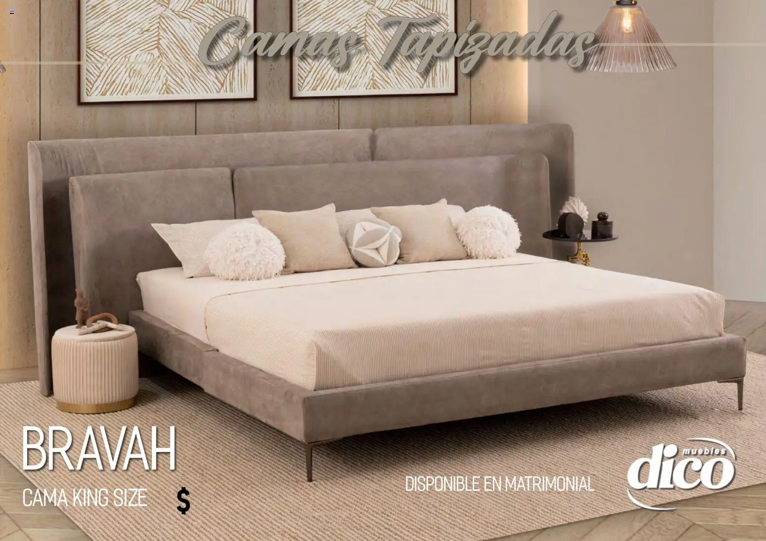 Vista previa las ofertas de la tienda Muebles Dico - Muebles Dico catálogo Camas tapizadas desde el 01/04/2026 