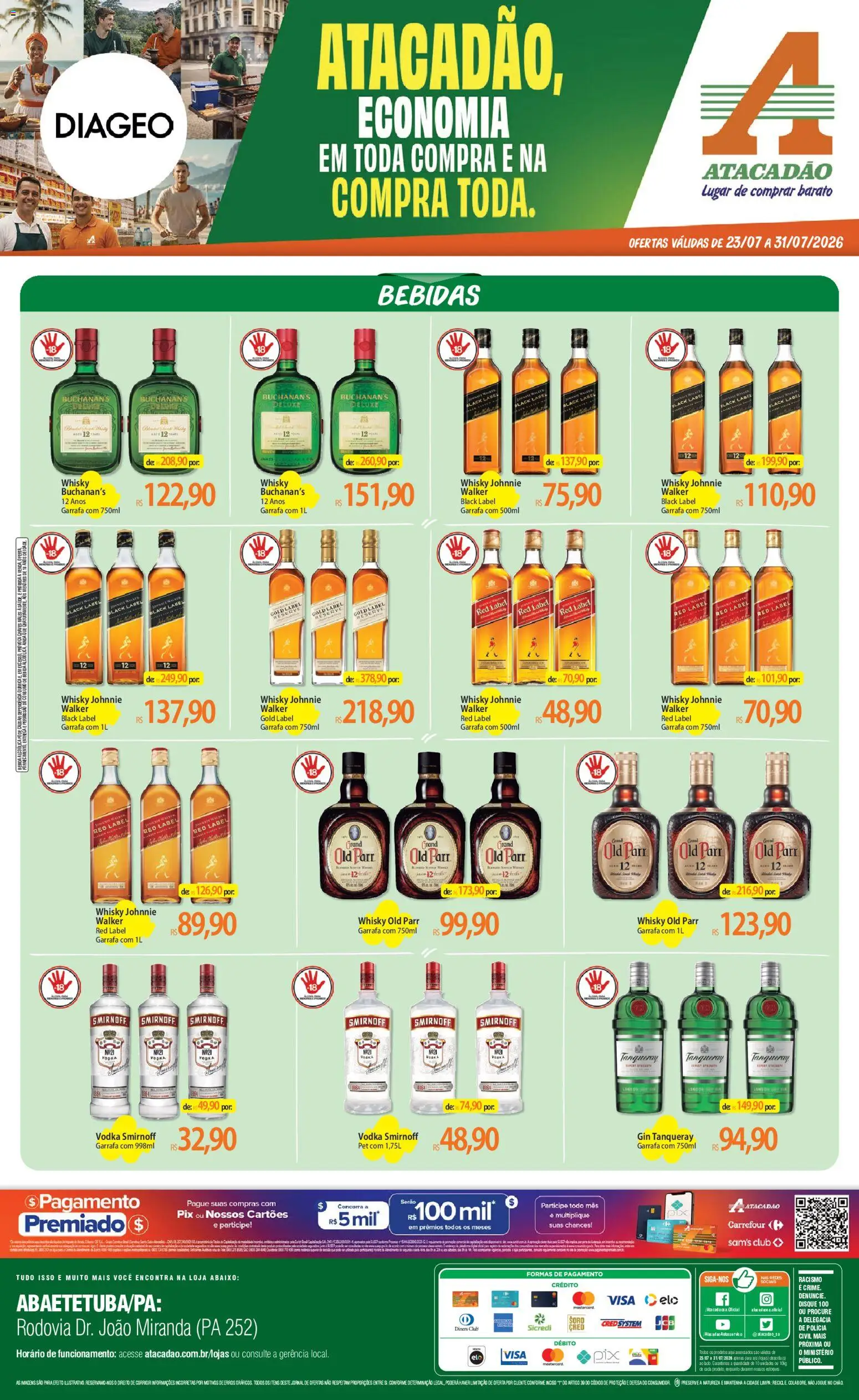 Pré-Visualização do folheto "Atacadão ofertas - PA" da loja Atacadão válido a partir de 23/07/2026