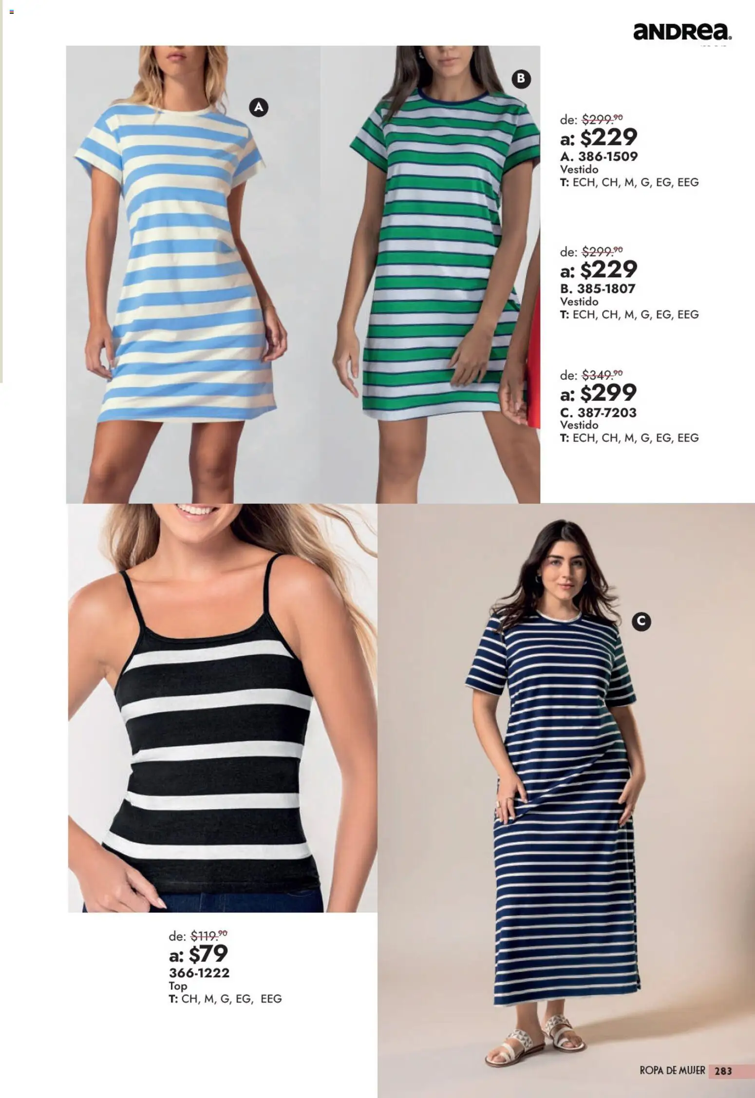 Vista previa las ofertas de la tienda Andrea - Andrea catálogo Outlet desde el 13/09/2026 