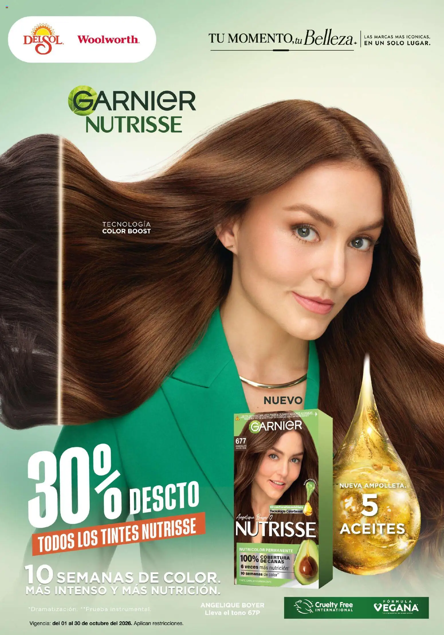 Vista previa las ofertas de la tienda Del Sol y Woolworth - Del Sol y Woolworth catálogo Tu momento, tu belleza solo desde el 01/10/2026 - Chocolate