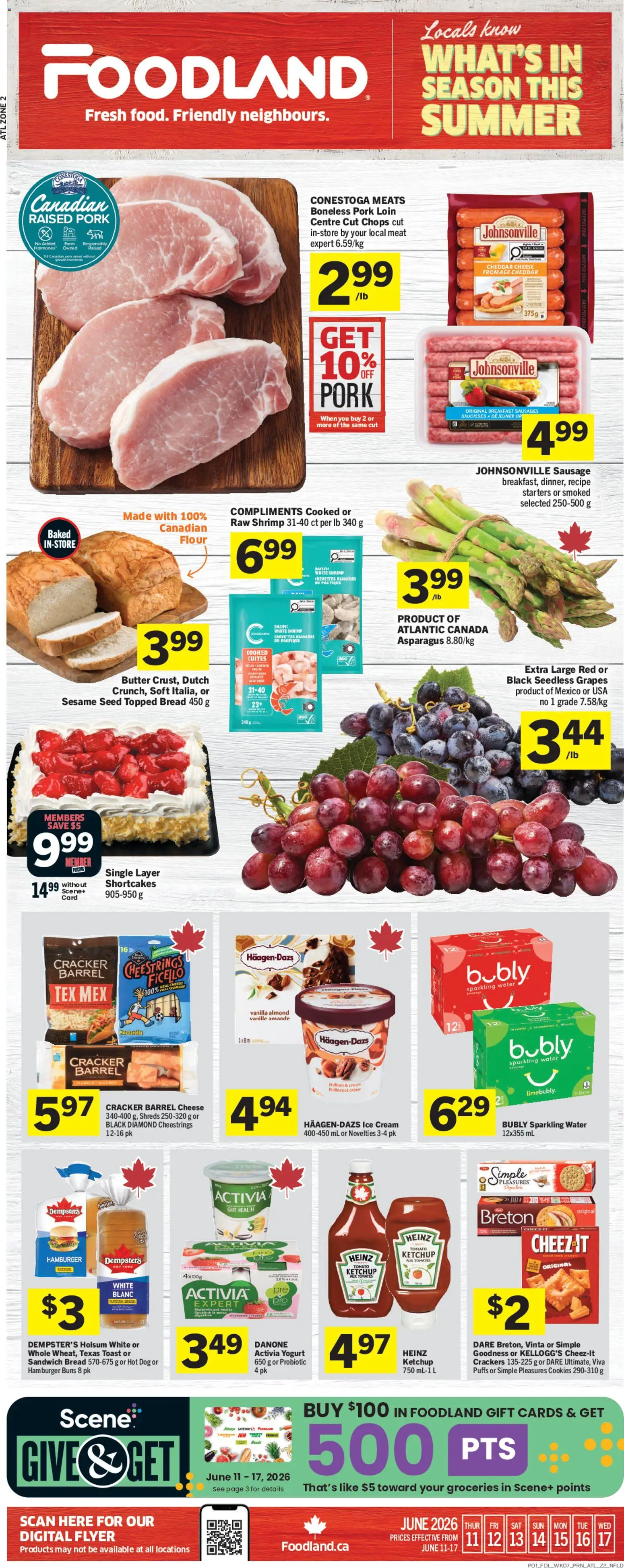 Preview of leaflet Foodland weekly flyer / circulaire from shop Foodland is valid from Jun 11, 2026
