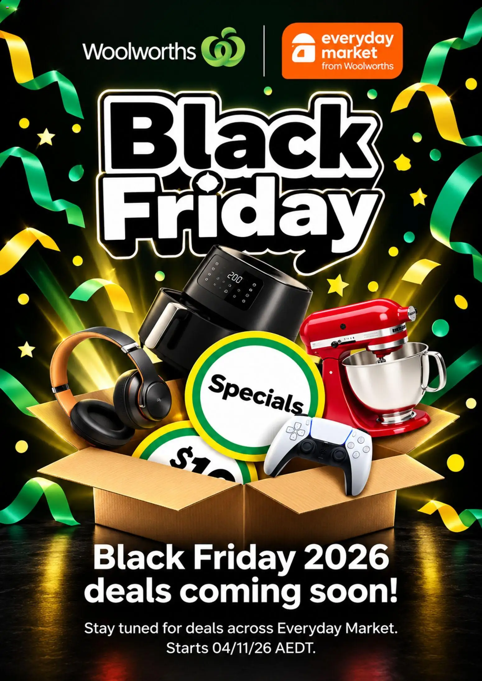 Preview of catalogue Woolworths Black Friday Notice from shop Woolworths valid 28/10/2026