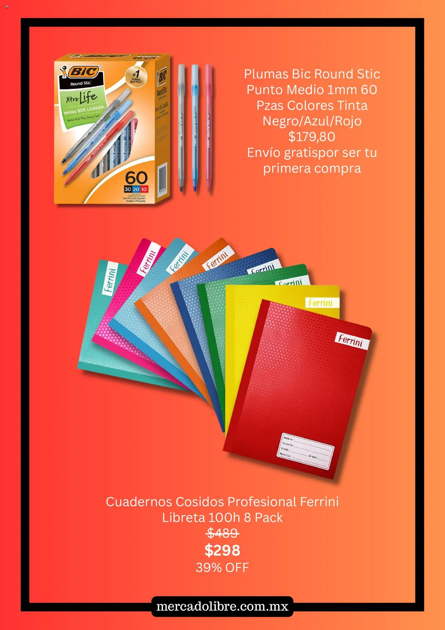 Vista previa las ofertas de la tienda Mercado Libre - Mercado Libre catálogo desde el 03/08/2026 