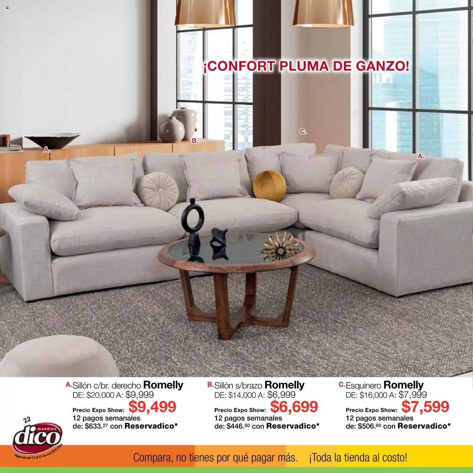 Vista previa las ofertas de la tienda Muebles Dico - Muebles Dico catálogo Expo Show desde el 13/08/2026 