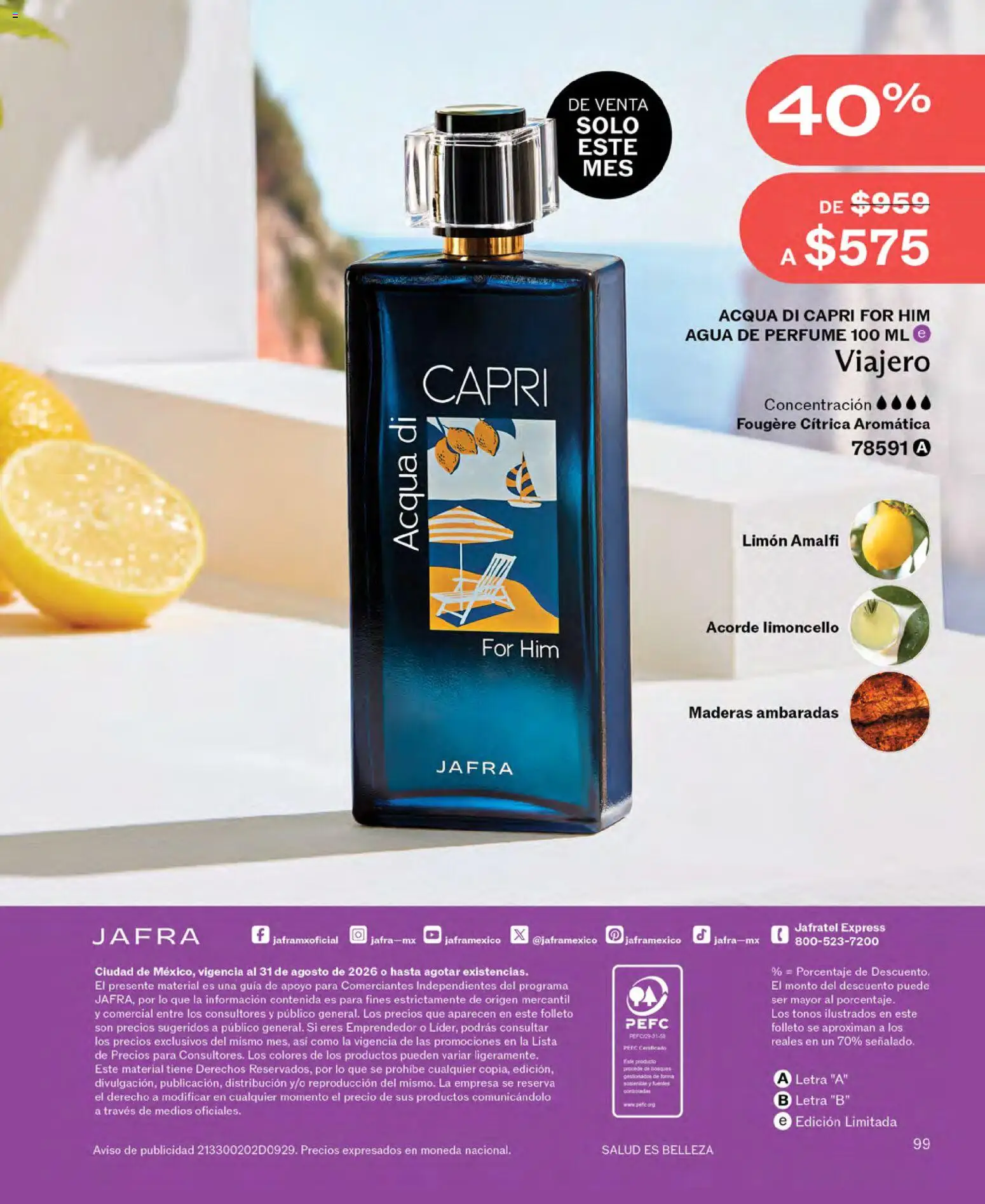Vista previa las ofertas de la tienda JAFRA - JAFRA catálogo desde el 01/08/2026 